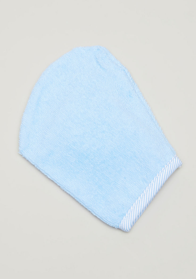 Juniors Textured Hooded Towel with Mitten-Towels and Flannels-image-3