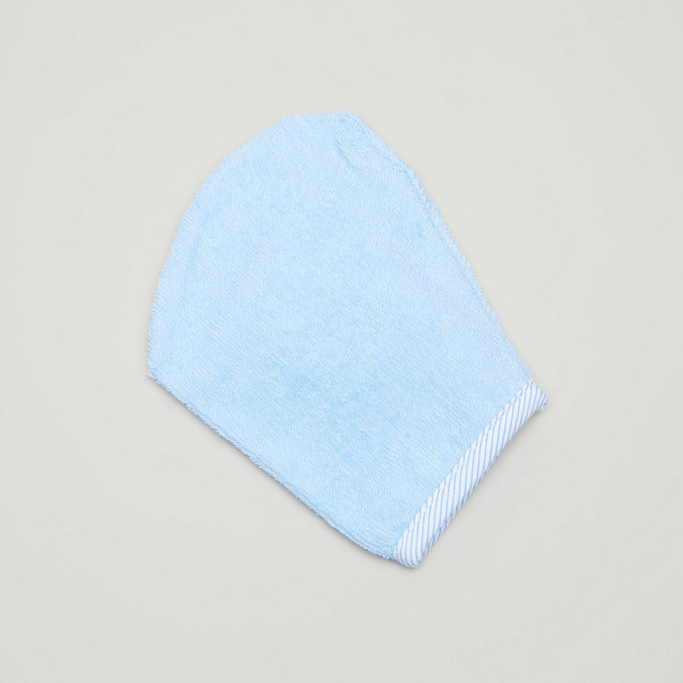 Juniors Textured Hooded Towel with Mitten