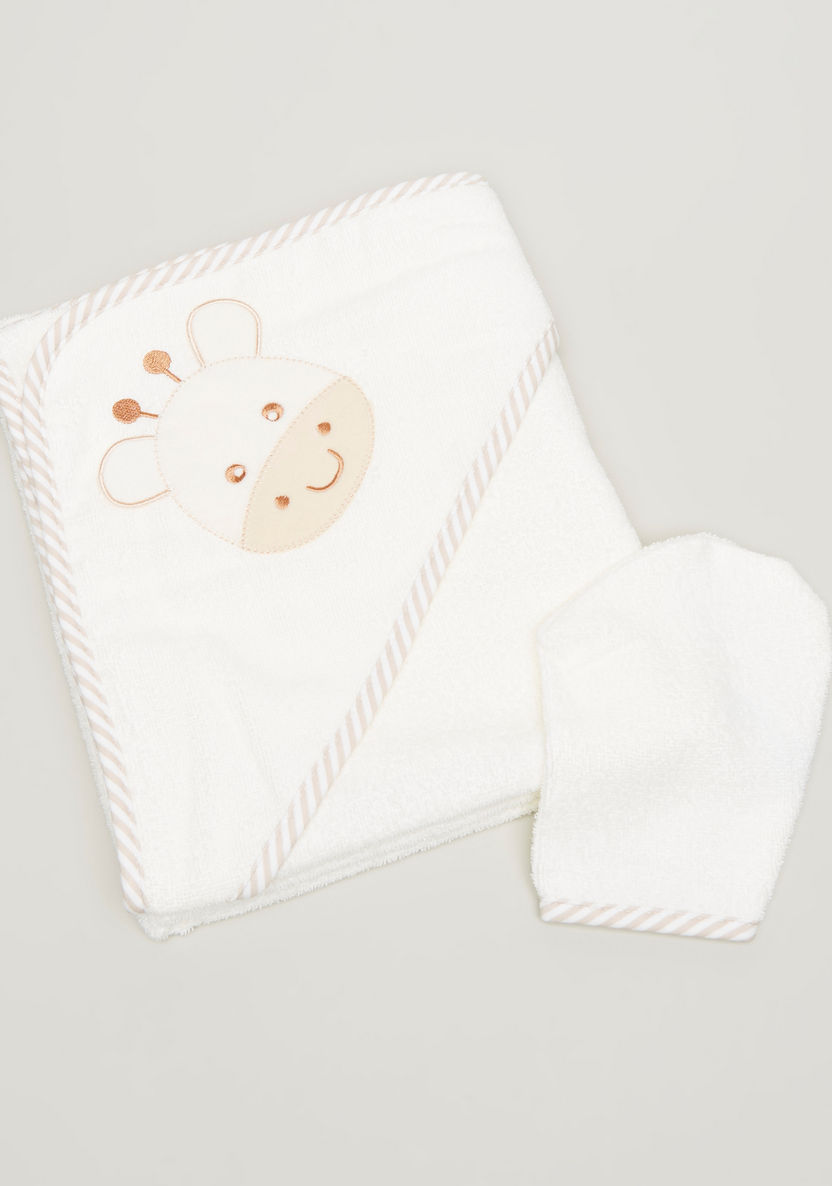 Juniors Towel and Mitten Set - 75x90 cms-Towels and Flannels-image-0