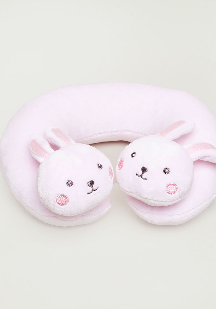 Juniors Neck Pillow with Bunny Accents-Baby Bedding-image-1