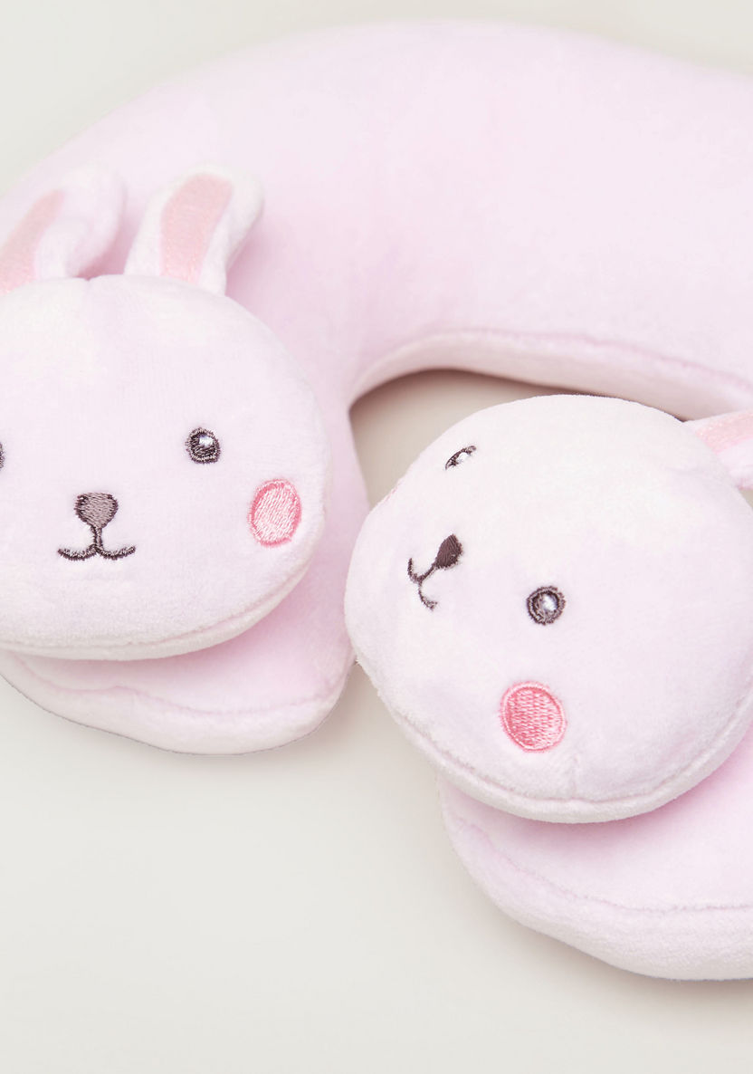 Juniors Neck Pillow with Bunny Accents-Baby Bedding-image-2