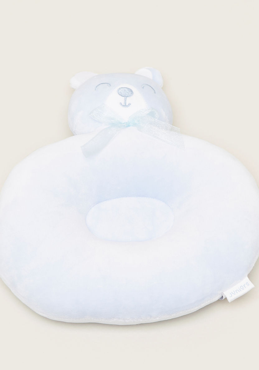 Juniors Bear Applique Detail Oval Pillow-Baby Bedding-image-1