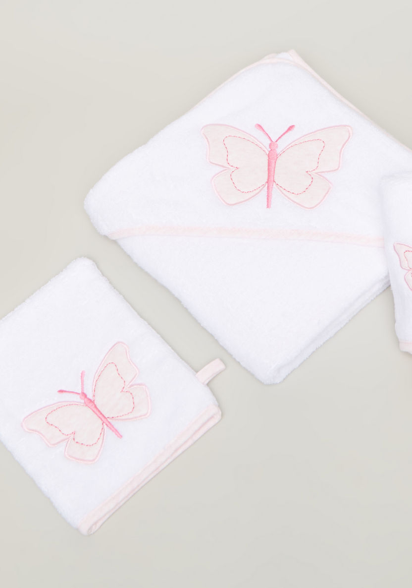 Giggles Textured 4-Piece Bathrobe Set-Towels and Flannels-image-5