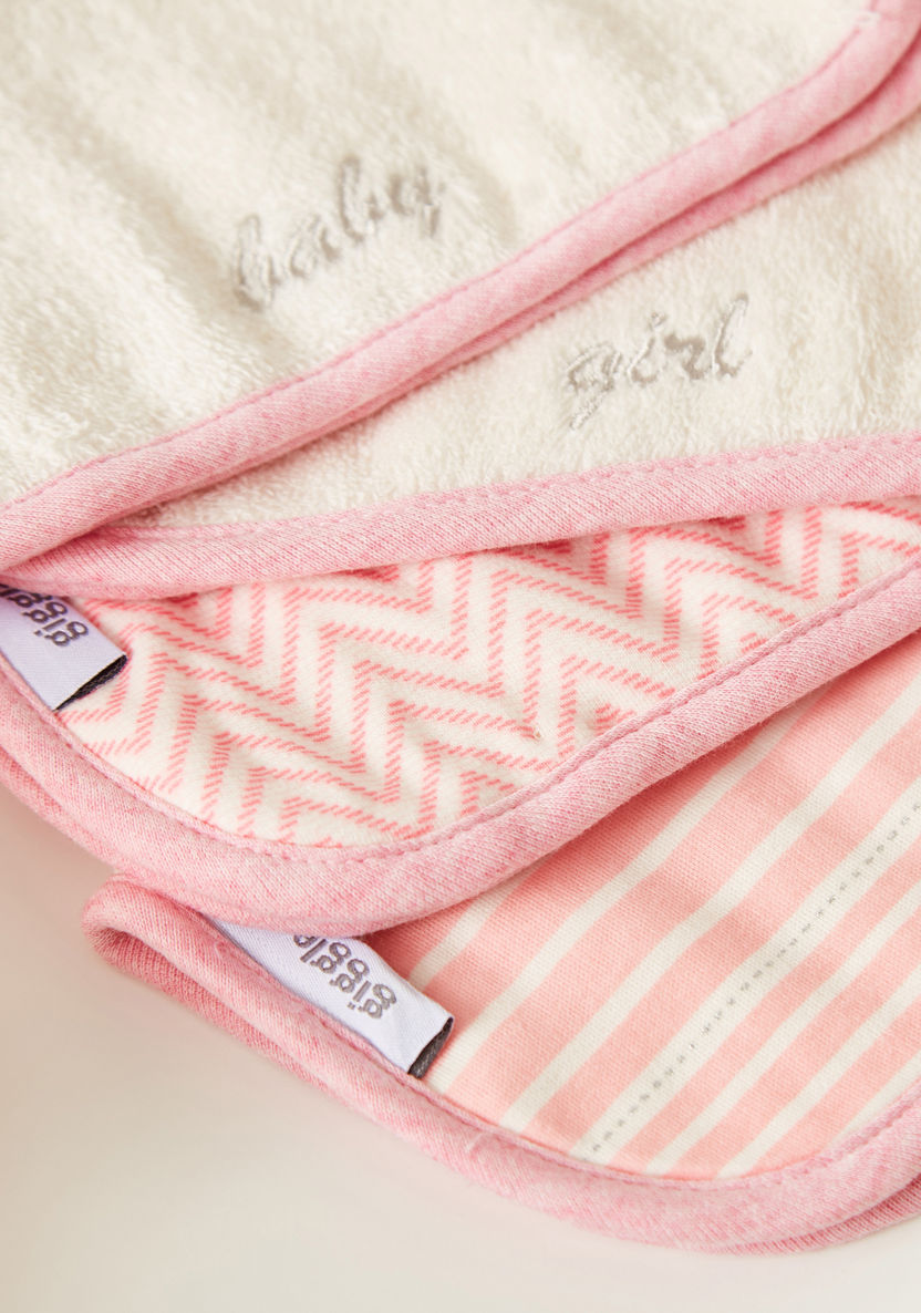Giggles 4-Piece Textured Wash Cloth Set - 25x25 cms-Towels and Flannels-image-1