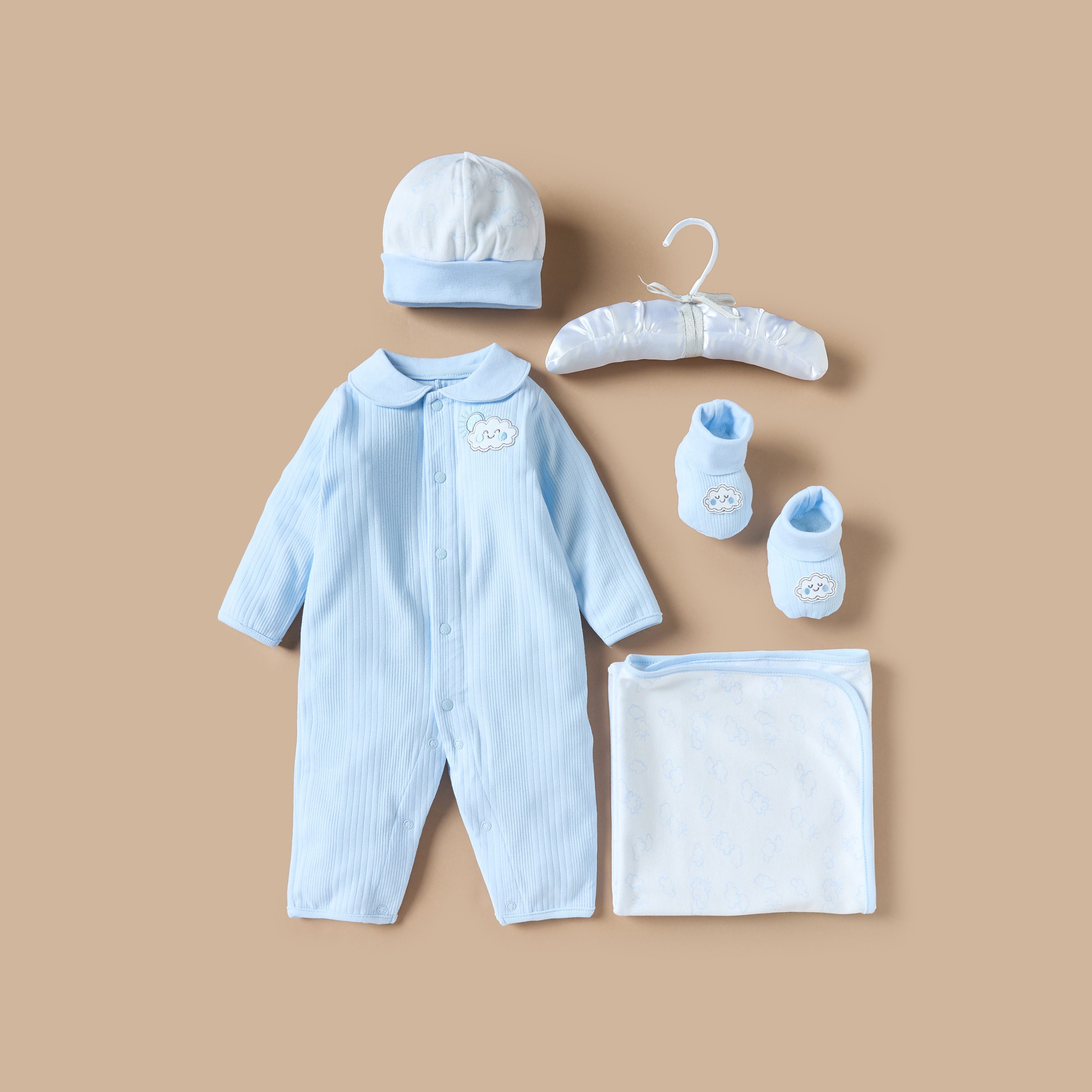 Juniors 5-Piece Textured Clothing Set-baby-boys-clothing-multipacks-image-2