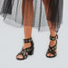 Textured Cross Strap Sandals with Block Heels-Women%27s Heel Sandals-thumbnail-1