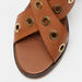 Textured Cross Strap Sandals with Block Heels-Women%27s Heel Sandals-thumbnailMobile-2