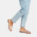 Textured Slip-On Slide Sandals with Elastic Back Strap-Women%27s Flat Sandals-thumbnail-1