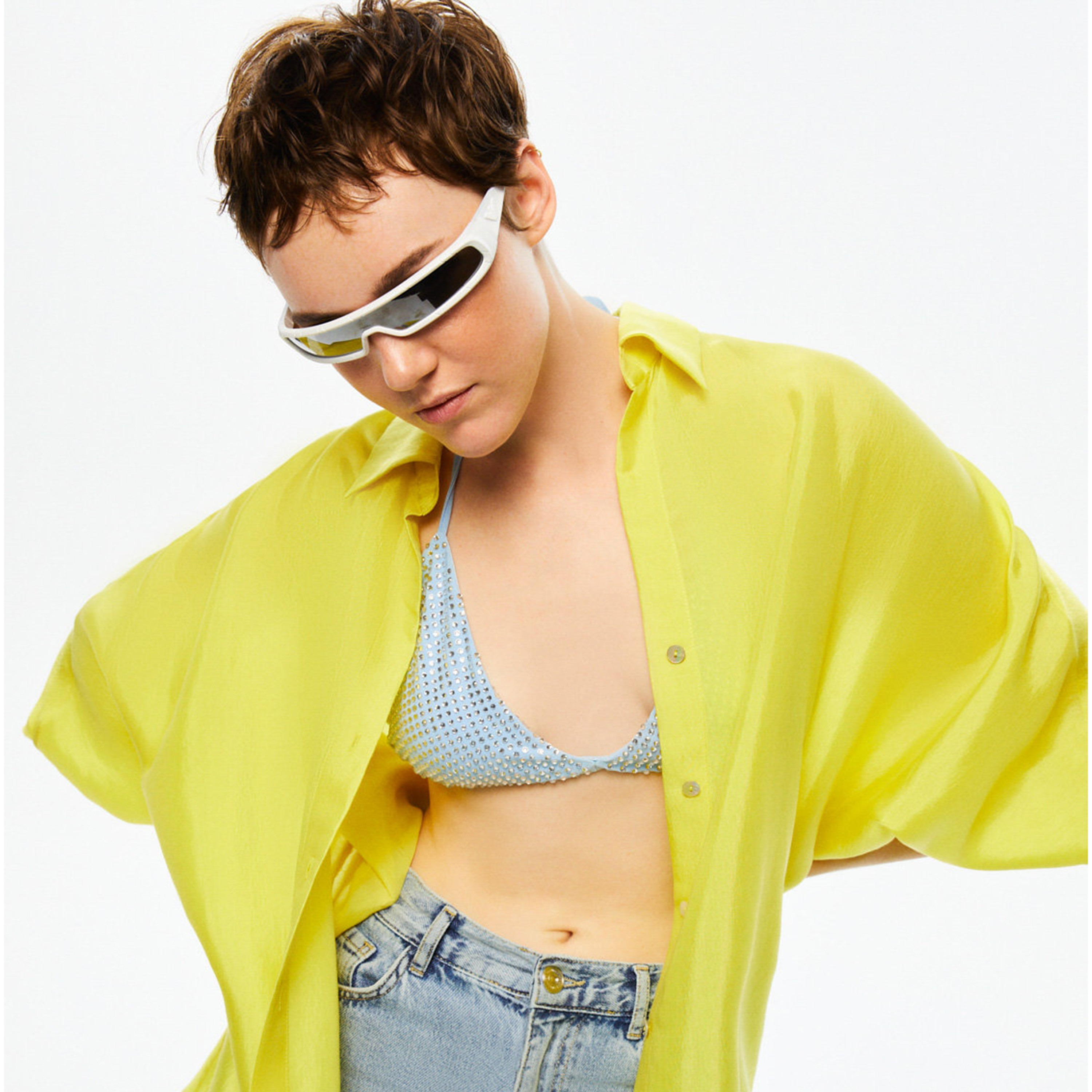بنطلون جينز نسائي واسع الساق قطني أزرق فاتح من نوكترن-women-clothing-bottoms-jeans-image-5