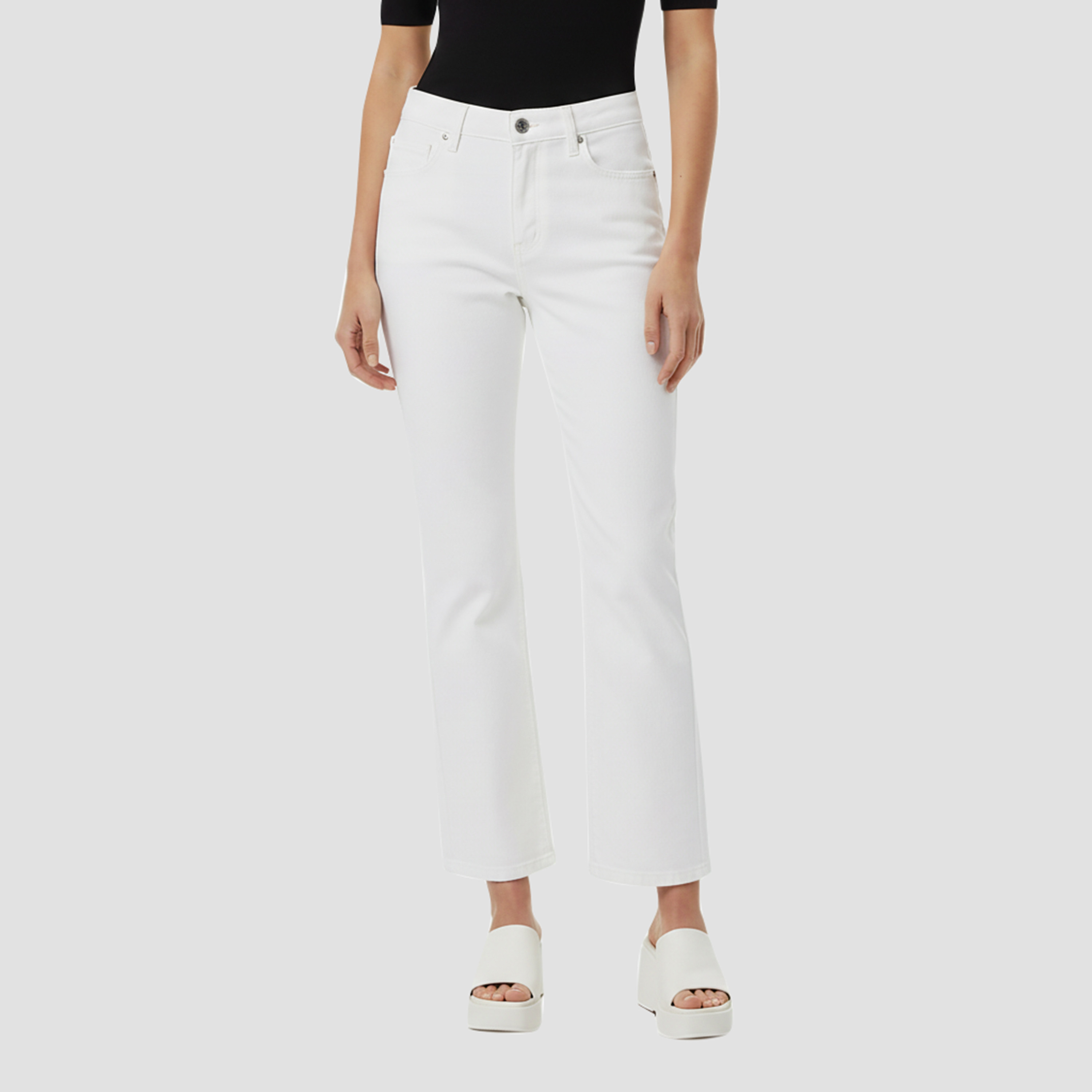 بنطلون جينز نسائي قطني أبيض من نوكترن-women-clothing-bottoms-jeans-image-1