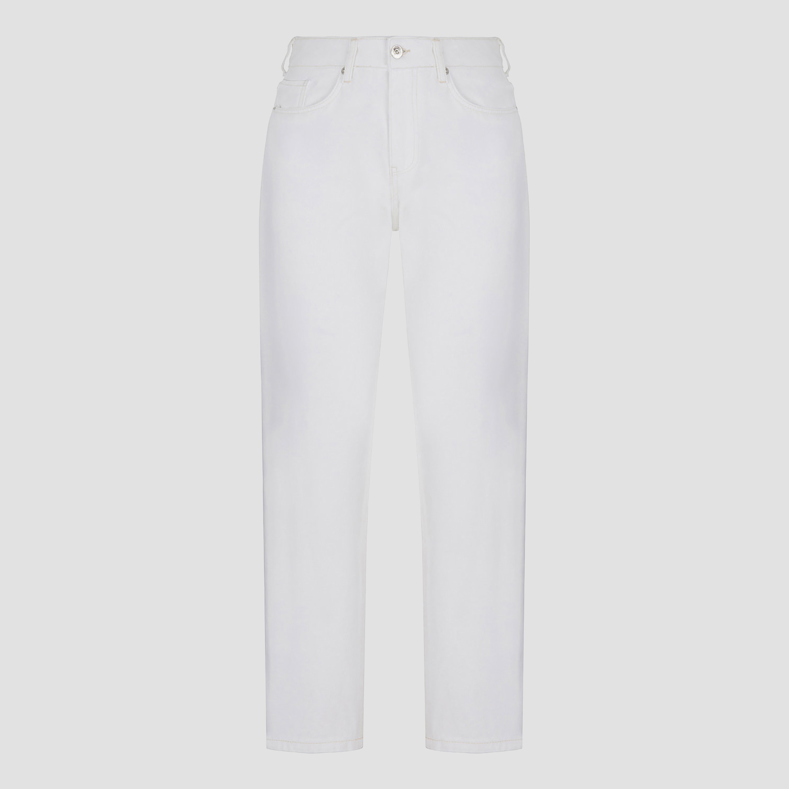 بنطلون جينز نسائي قطني أبيض من نوكترن-women-clothing-bottoms-jeans-image-5