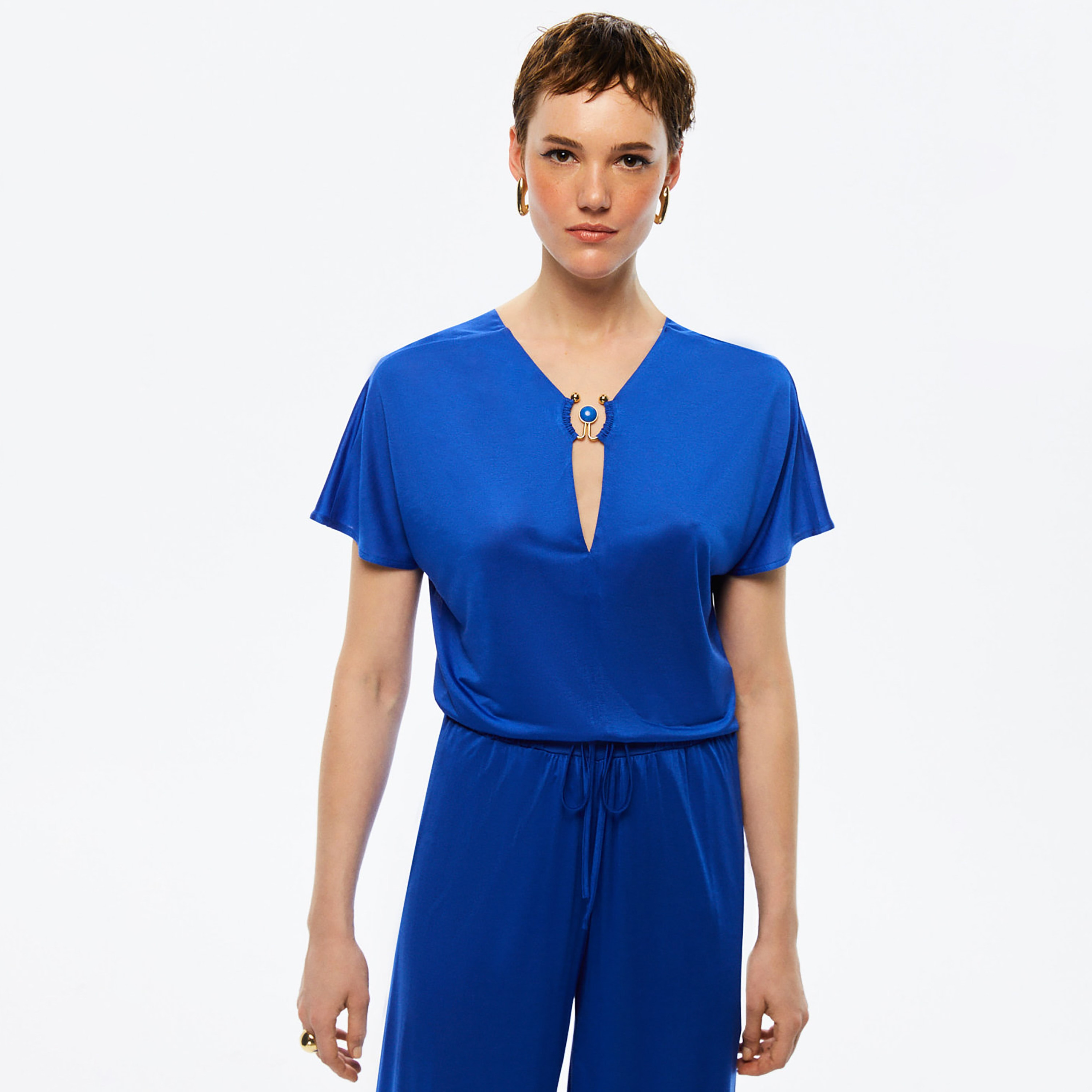 بلوزة نسائية زرقاء من نوكترن-women-clothing-shirtsandblouses-blouses-image-1