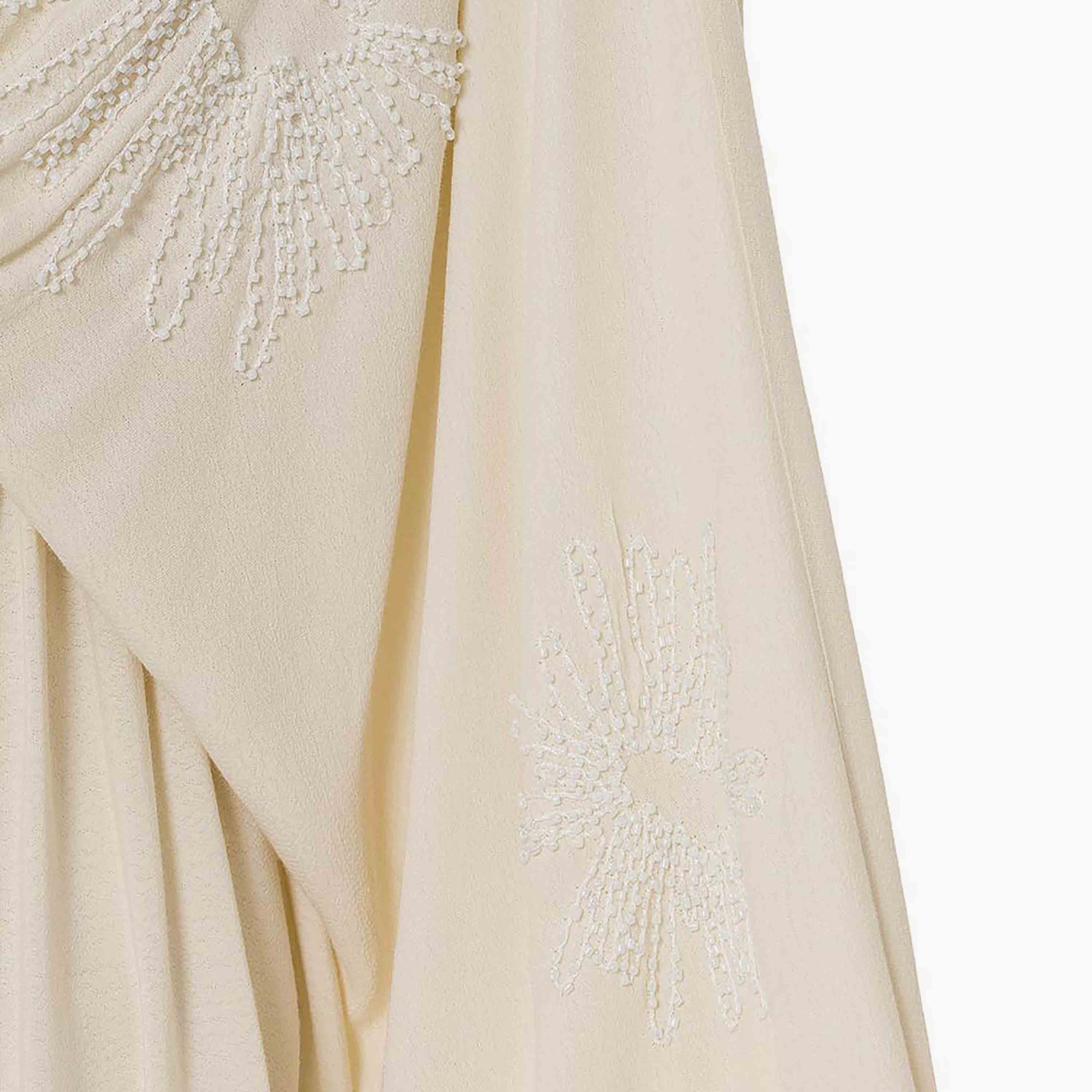 فستان ماكسي نسائي إمبراطوري بأكمام منفوخة ومطرز بالخرز والكشكشة من نوكترن-women-clothing-dresses-image-4
