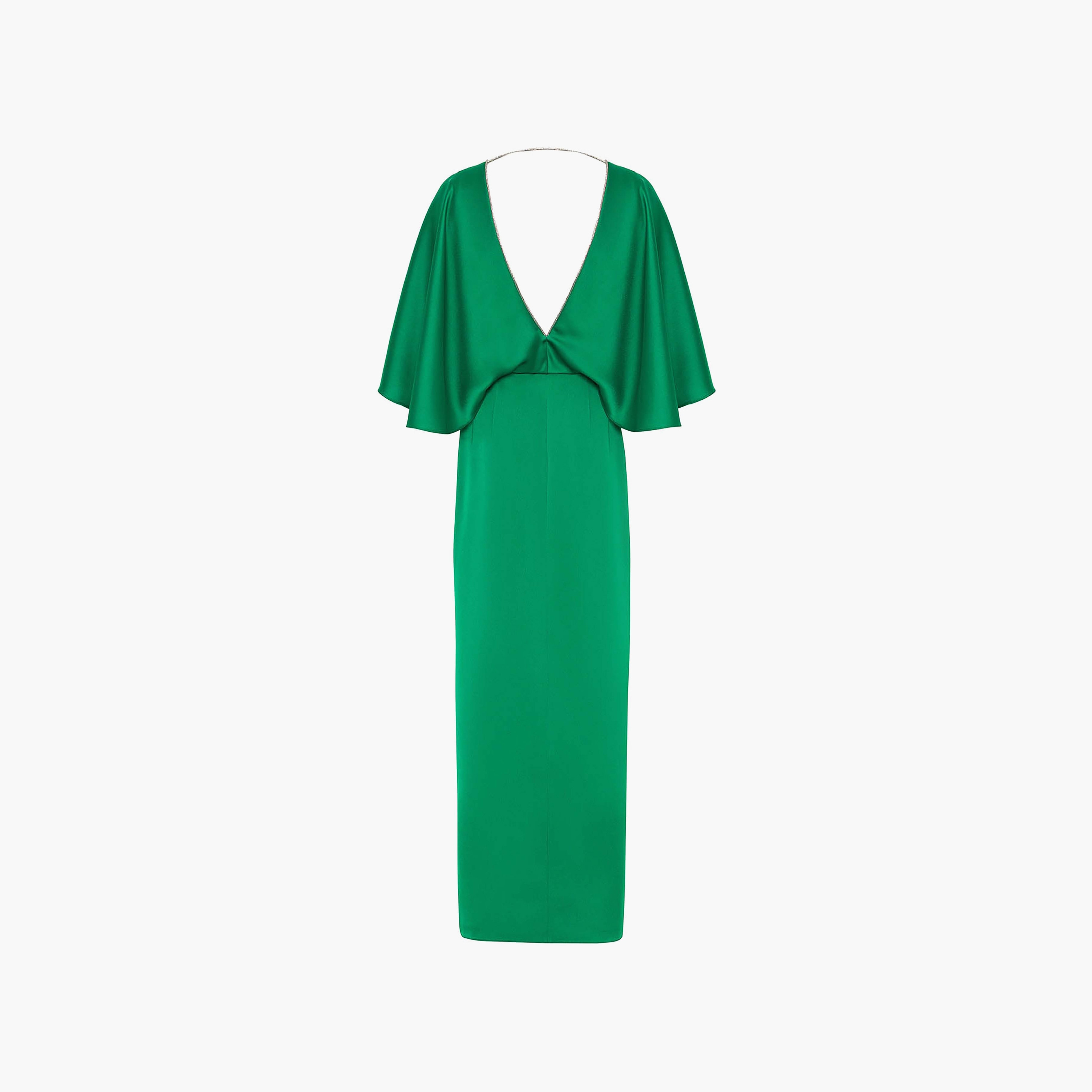 فستان ماكسي نسائي باللون الأخضر بأكمام واسعة من نوكتيرن-women-clothing-dresses-image-1