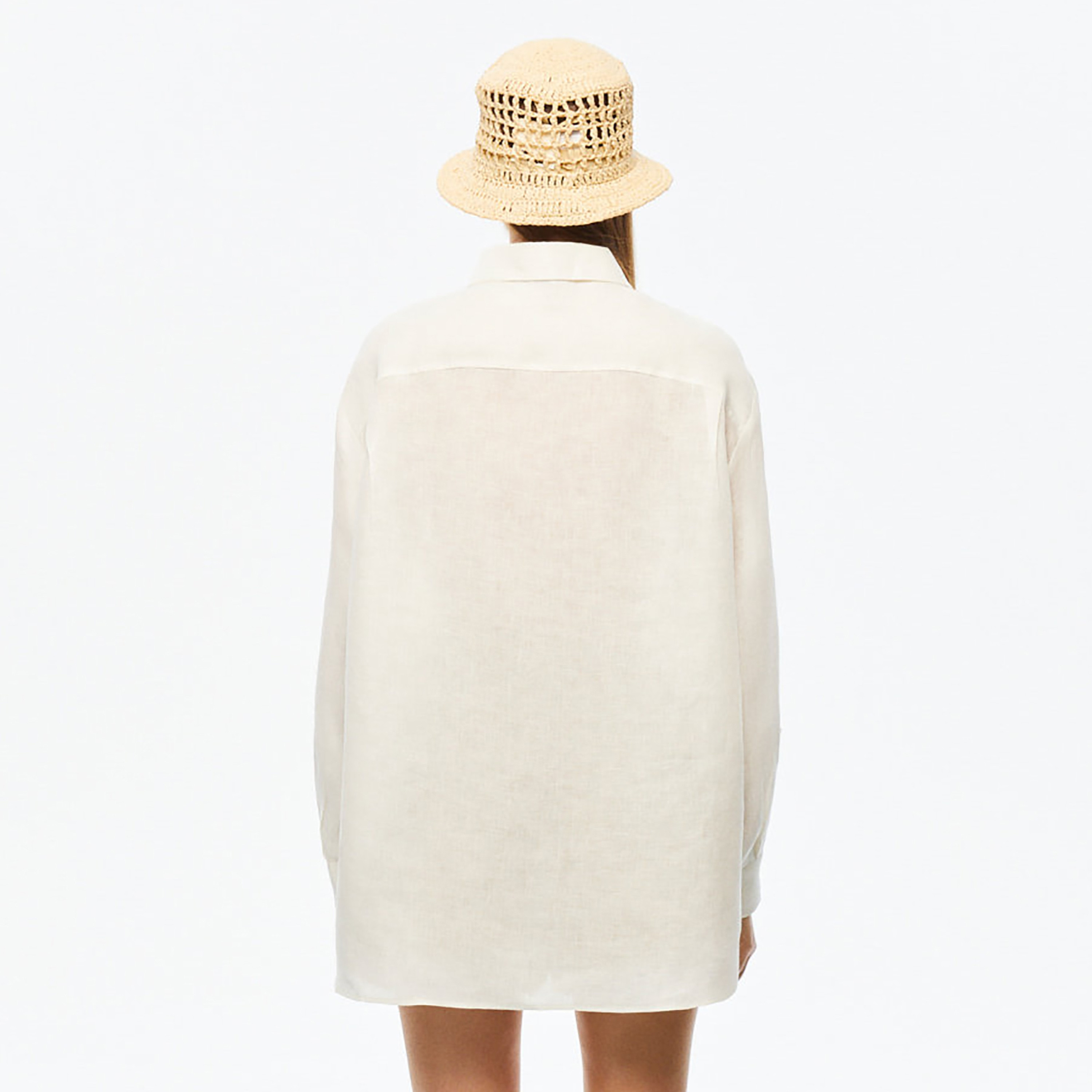 Nocturne Linen Collared Women's Shirt-women-clothing-shirtsandblouses-shirts-image-3