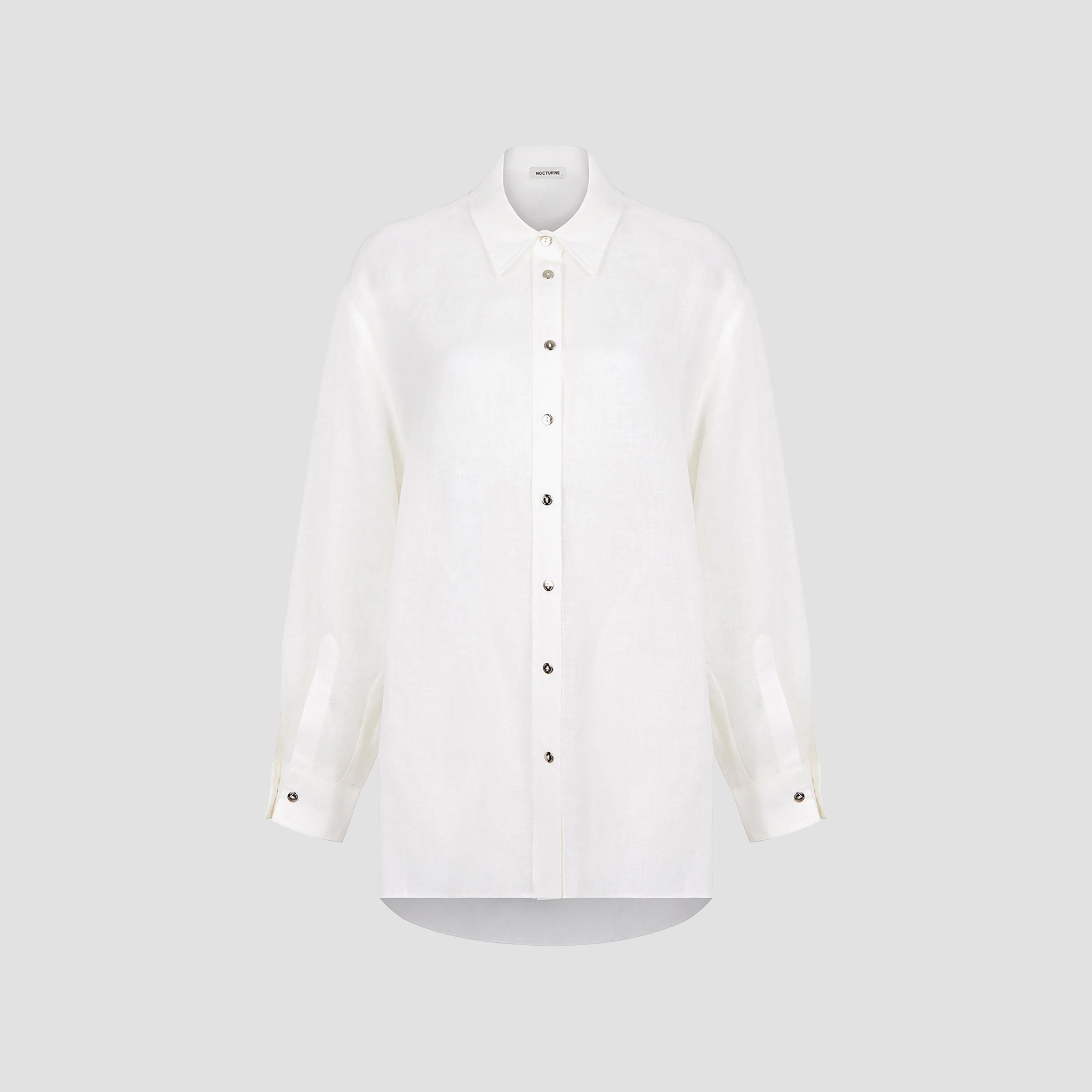 Nocturne Linen Collared Women's Shirt-women-clothing-shirtsandblouses-shirts-image-4
