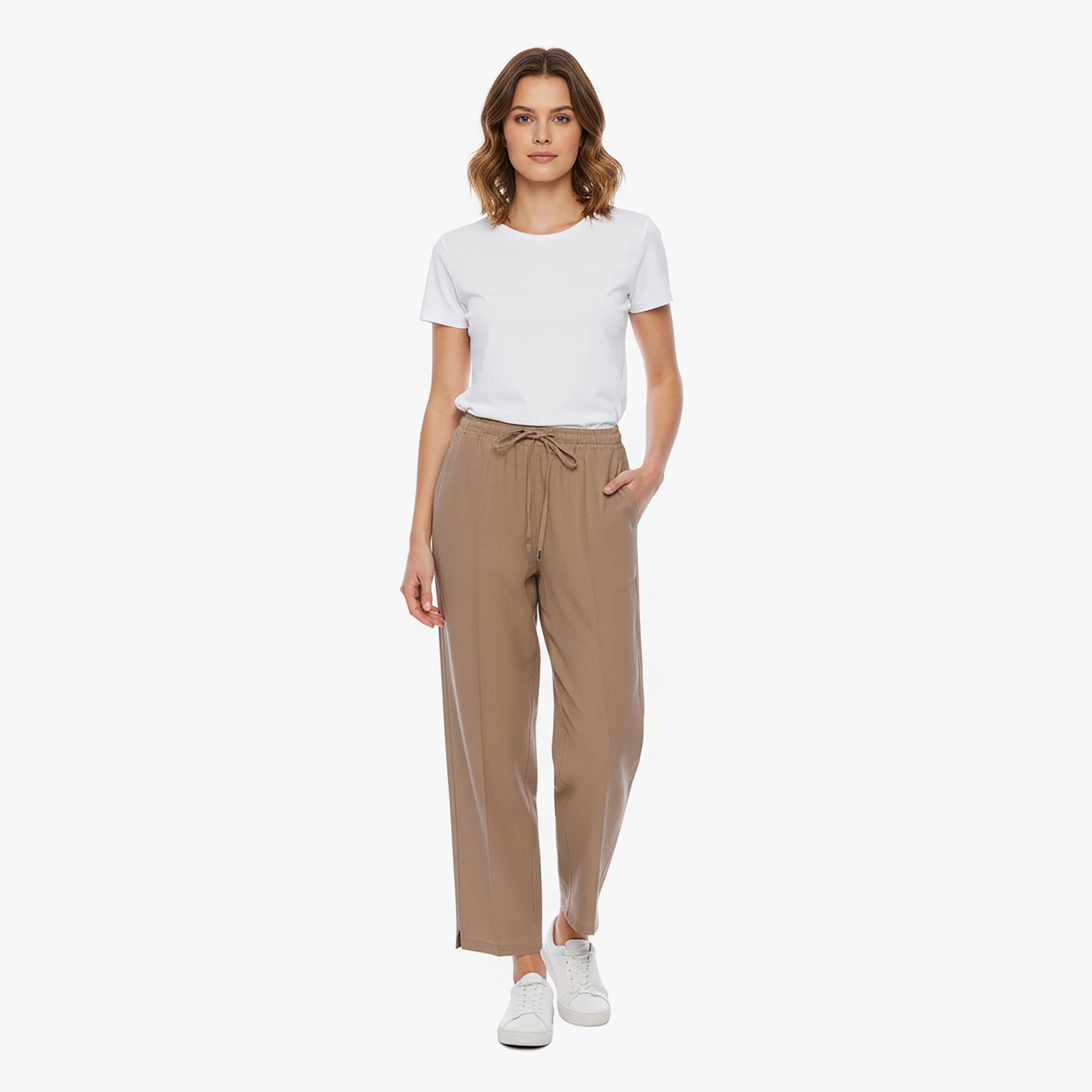 فستان نسائي واسع الساق من الكتان بنطلونات نسائية من نوكترن-women-clothing-bottoms-trousers-image-2