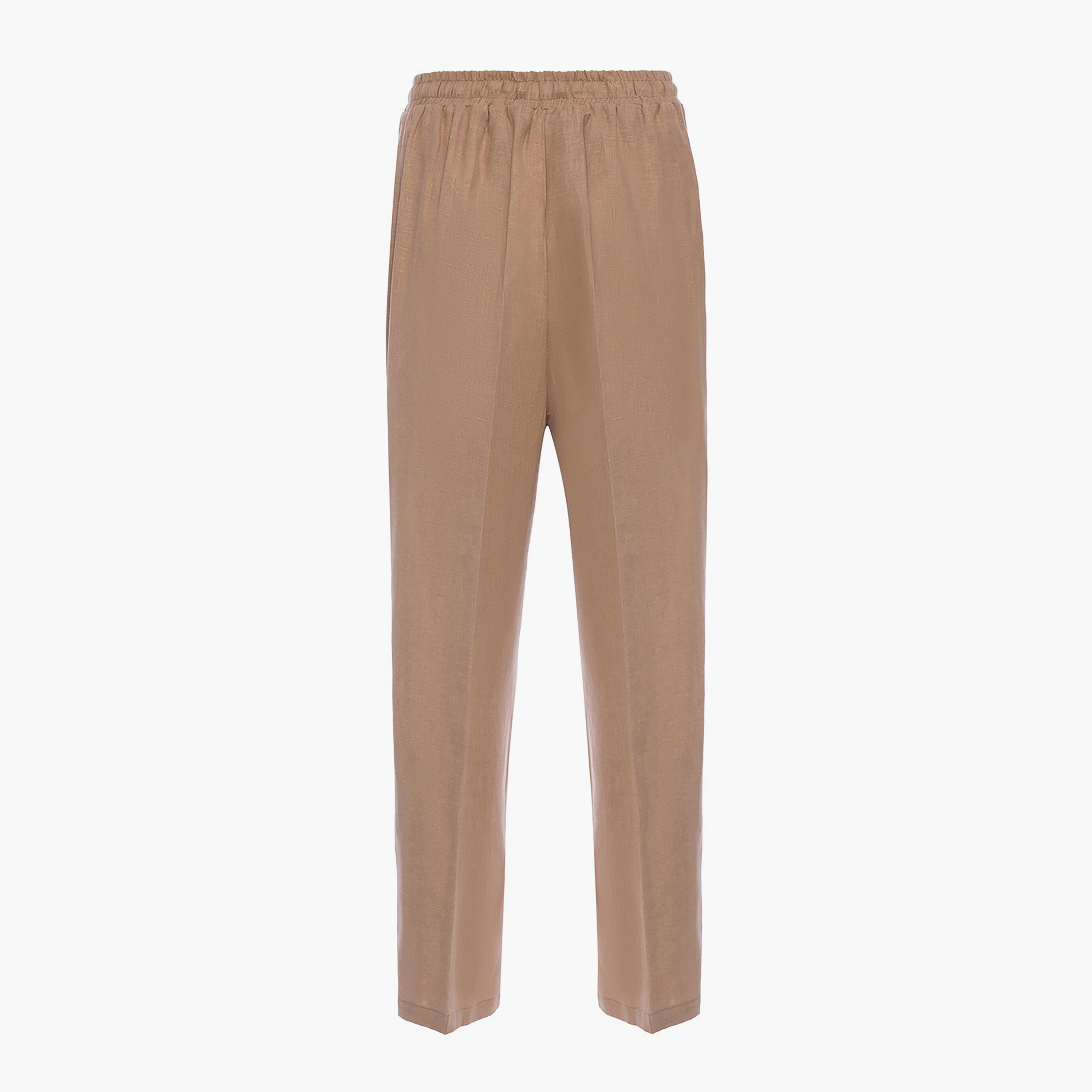 فستان نسائي واسع الساق من الكتان بنطلونات نسائية من نوكترن-women-clothing-bottoms-trousers-image-7