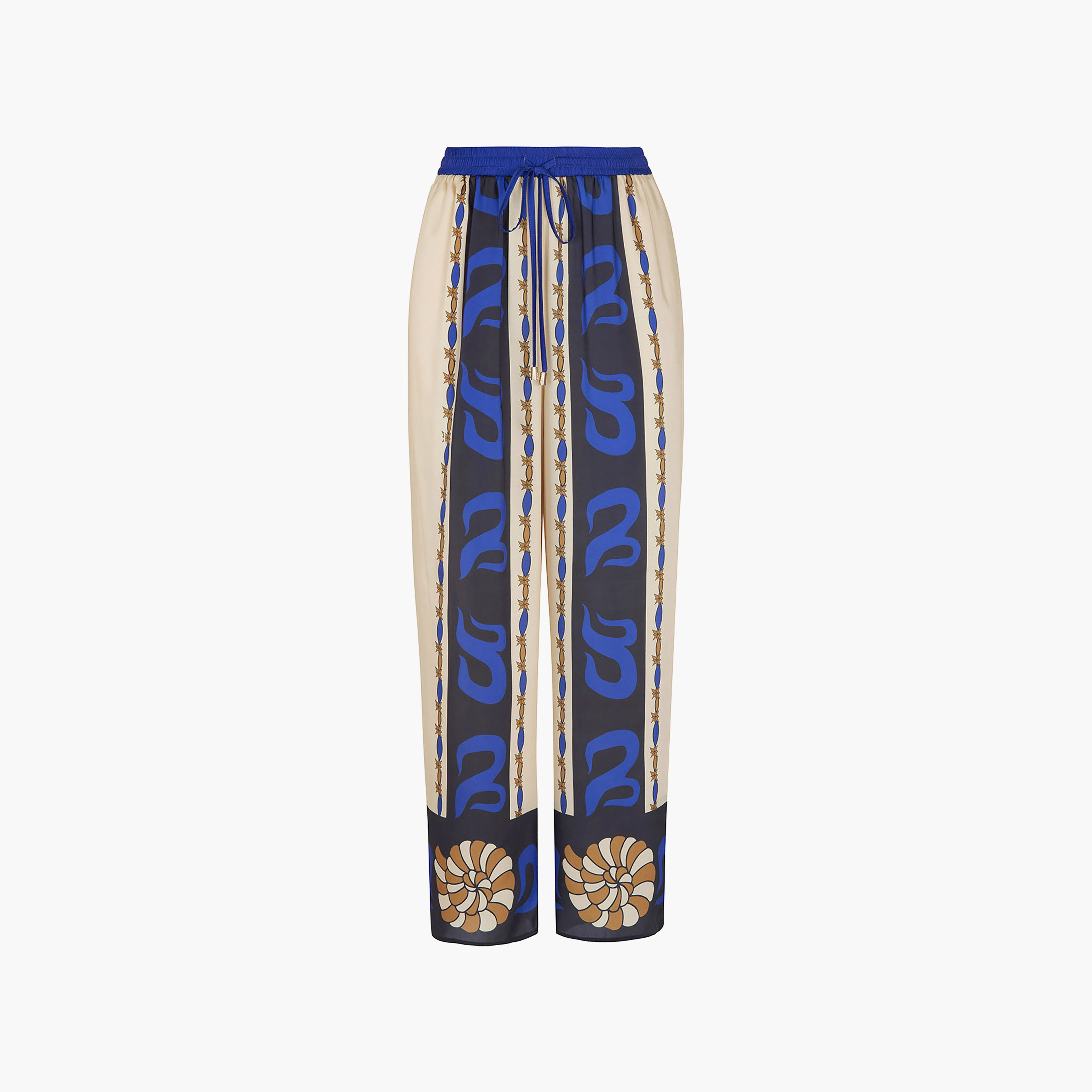 بنطلون نسائي متعدد الألوان واسع الساقين بأساور من نوكترن-women-clothing-bottoms-trousers-image-5
