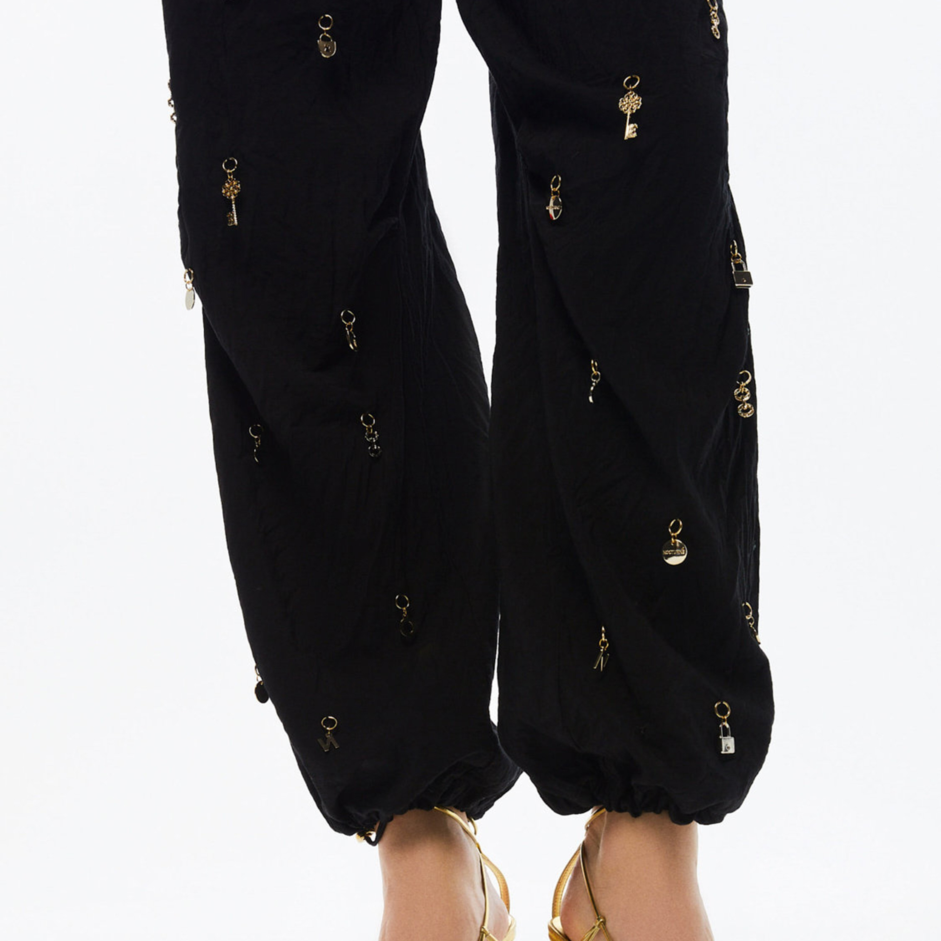 Nocturne Cuffed Wide Leg Women's Trousers-women-clothing-bottoms-trousers-image-9