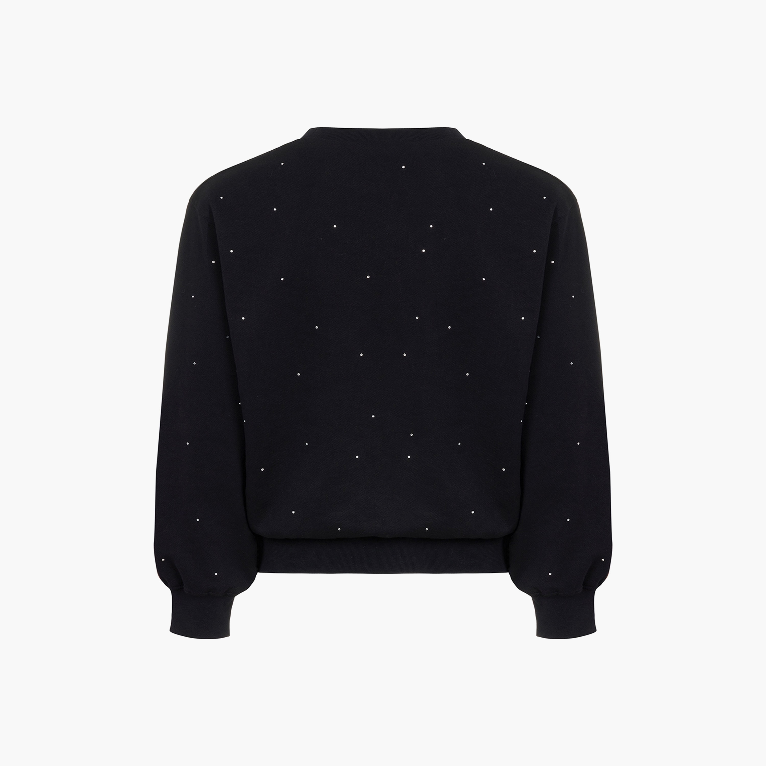 Nocturne Rhinestone Black Women's Sweatshirt-women-clothing-hoodiesandsweatshirts-sweatshirts-image-4