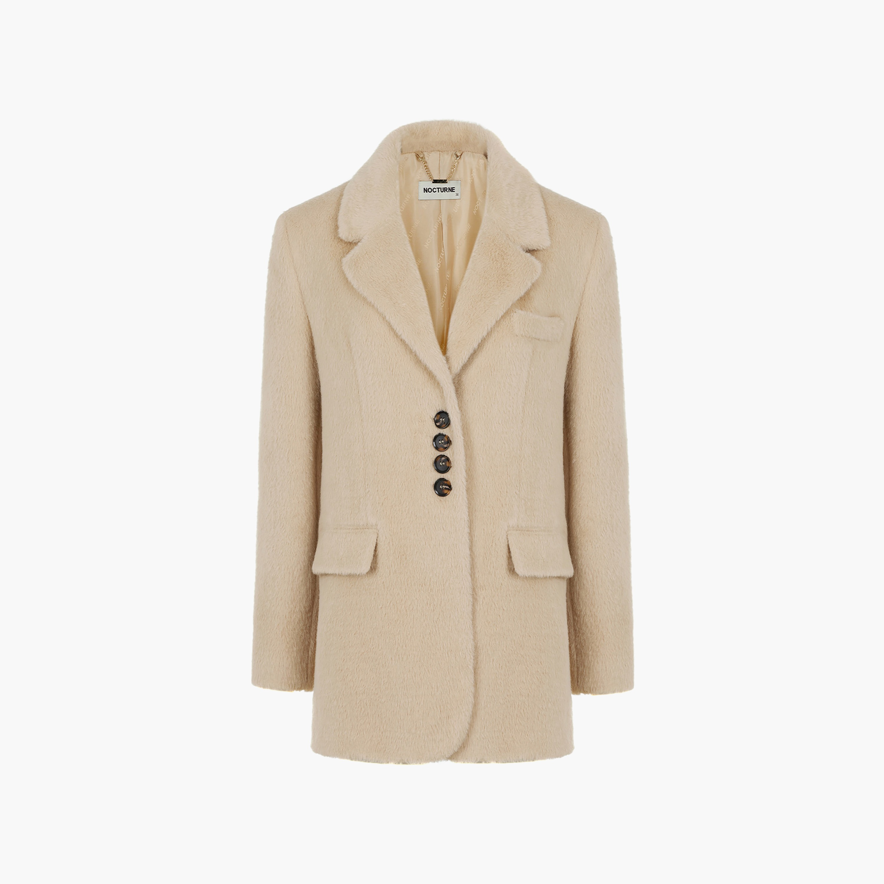 بليزر نسائي صوف بياقة مشقوقة باللون البيج من نوكتيرن-women-clothing-coatsandjackets-blazers-image-2