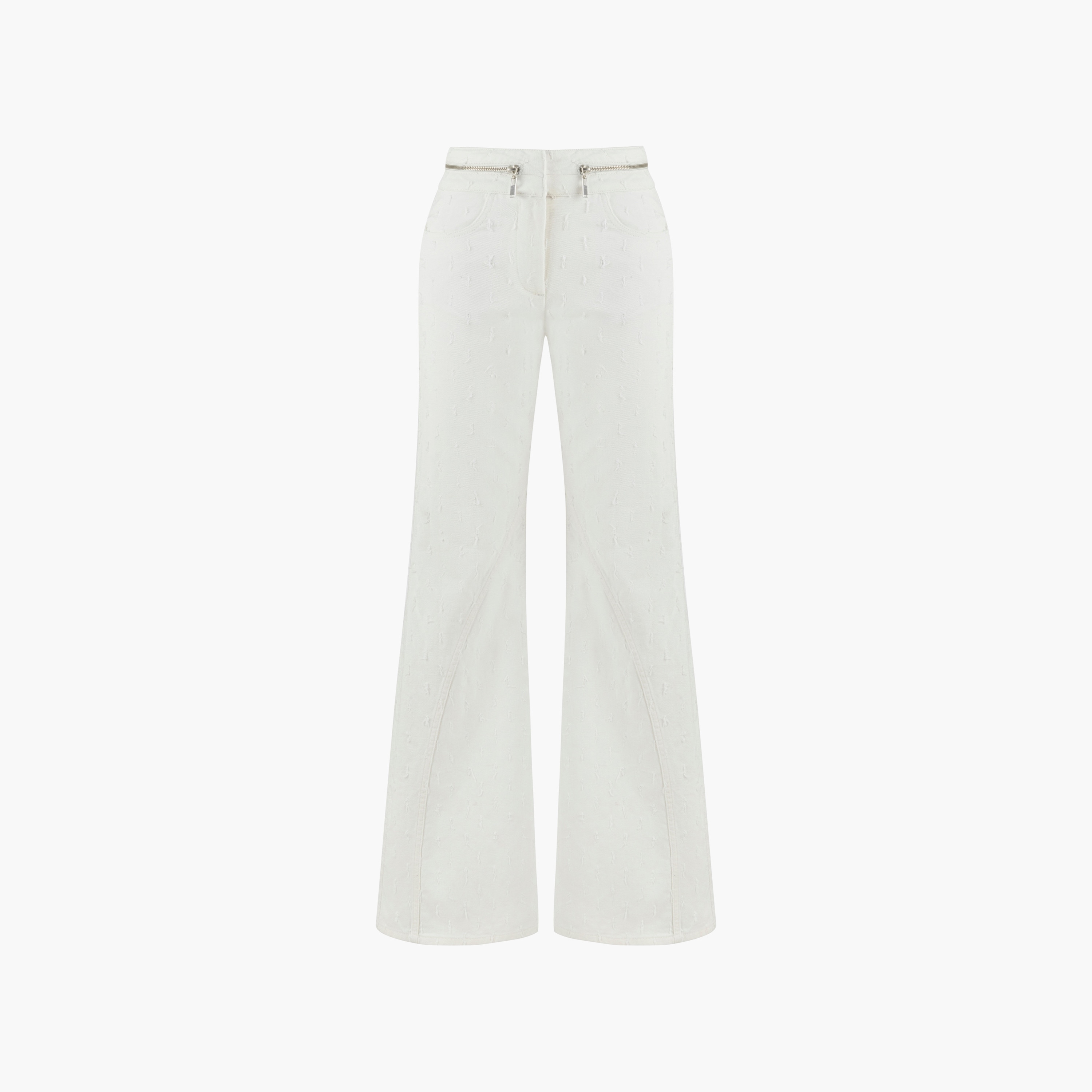 Nocturne White Wide Leg Women's Jeans-women-clothing-bottoms-jeans-image-6