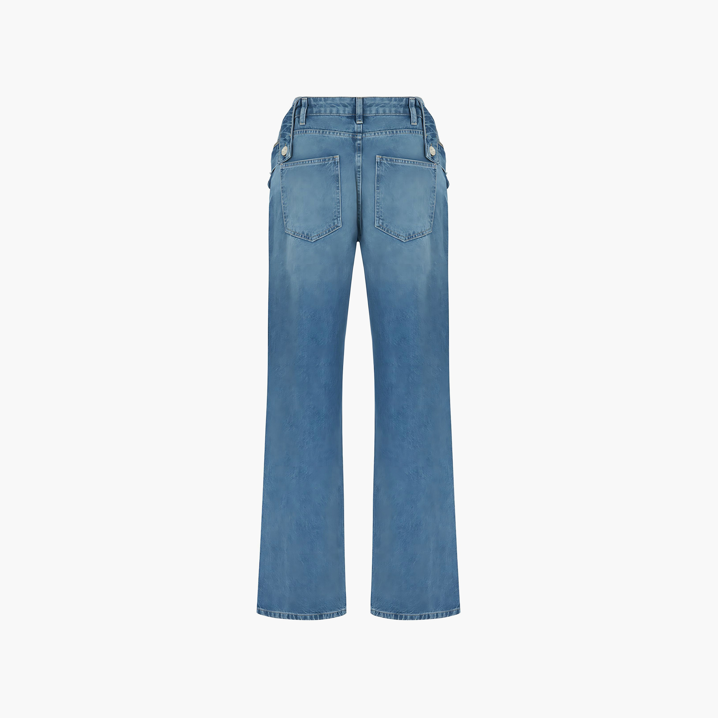 Nocturne Blue Wide Leg Women's Windowed Jeans-women-clothing-bottoms-jeans-image-4