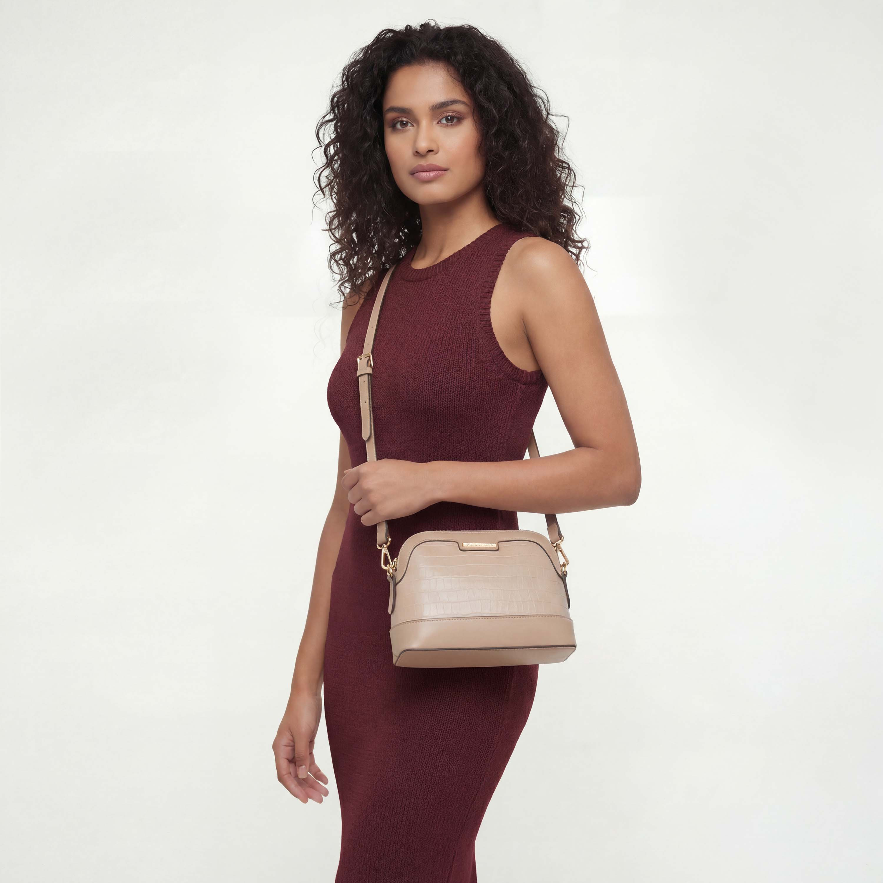 شنطة كروس بودي بارزة الملمس بحزام قابل للفصل من فلورا بيلا-women-bagsandwallets-handbags-image-2