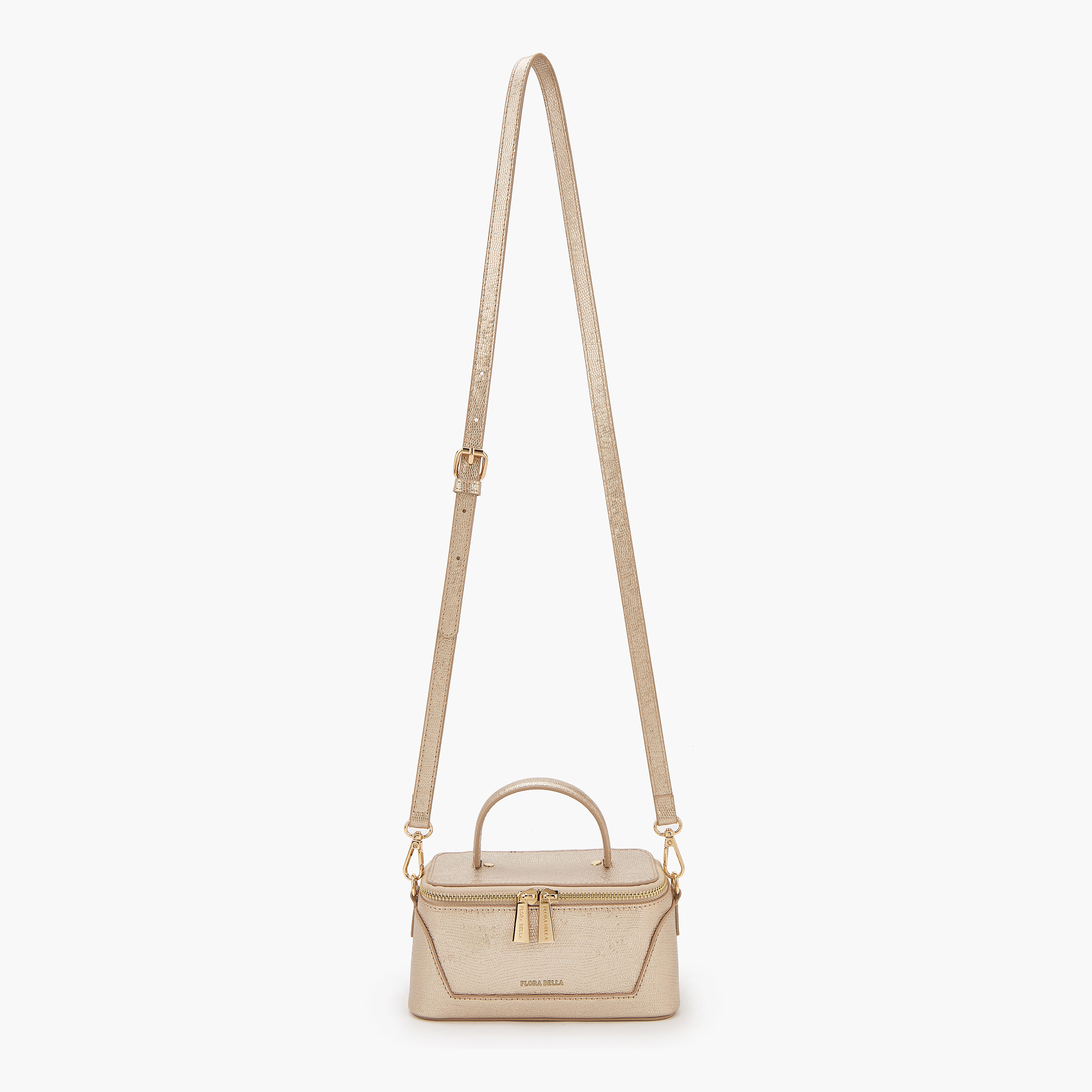 شنطة ساتشل بارزة الملمس بحزام قابل للفصل من فلورا بيلا-women-bagsandwallets-handbags-image-3
