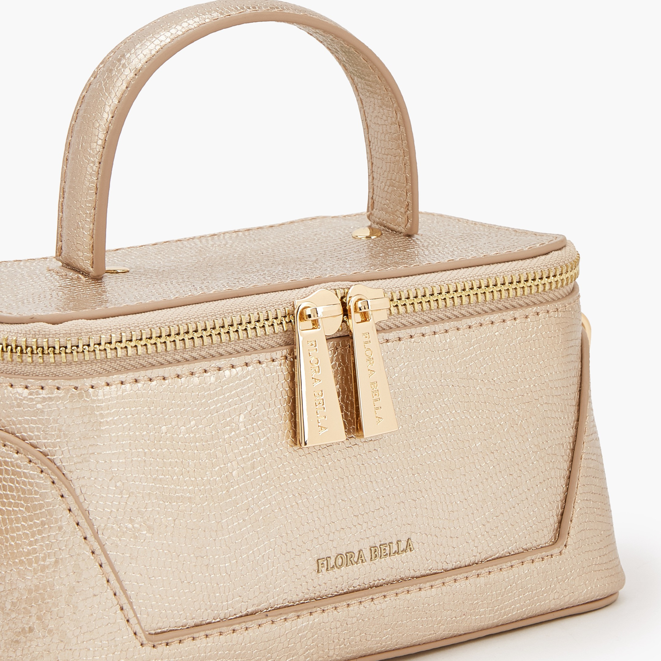 شنطة ساتشل بارزة الملمس بحزام قابل للفصل من فلورا بيلا-women-bagsandwallets-handbags-image-7