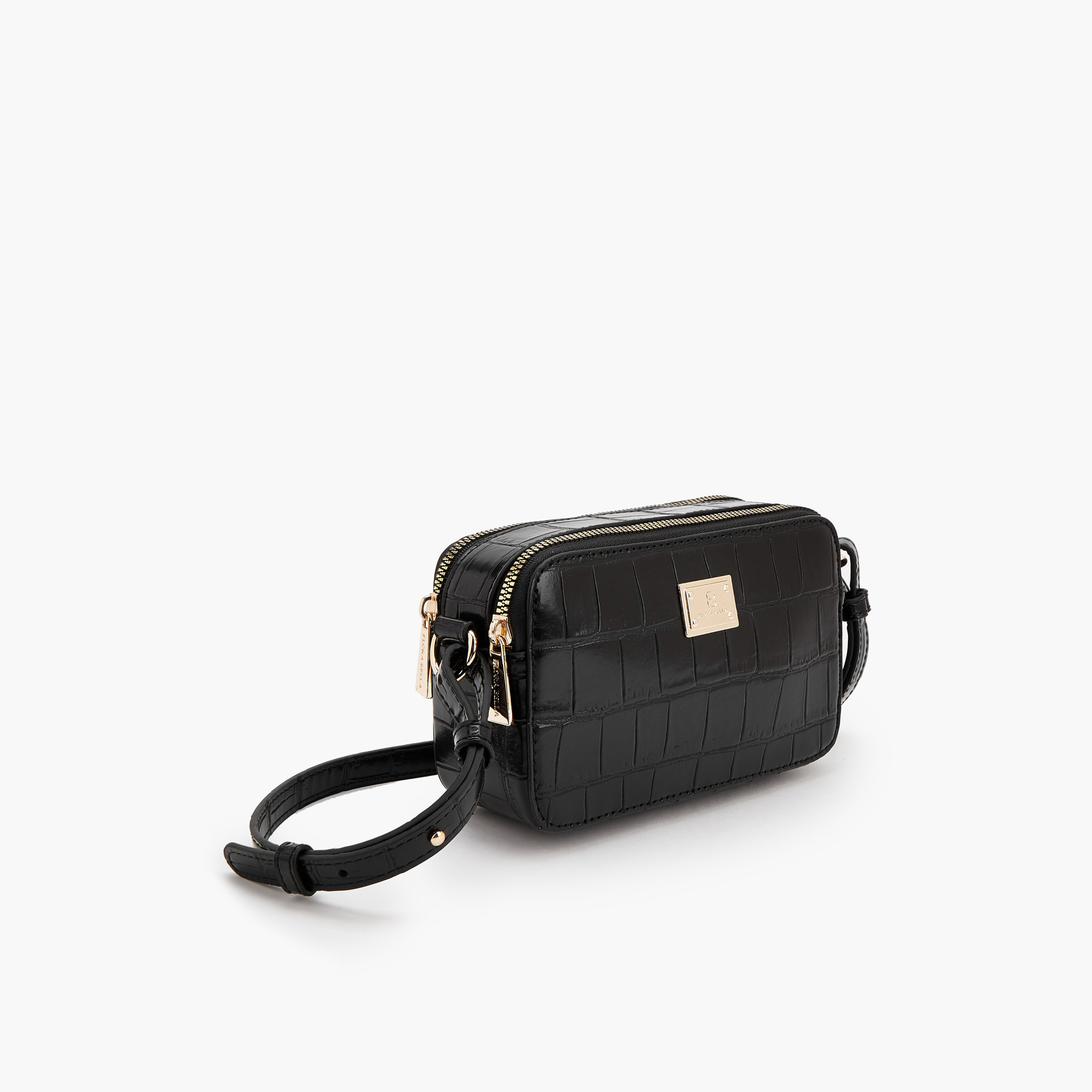 شنطة كروس بودي بارزة الملمس بحزام قابل للتعديل من فلورا بيلا-women-bagsandwallets-handbags-image-3