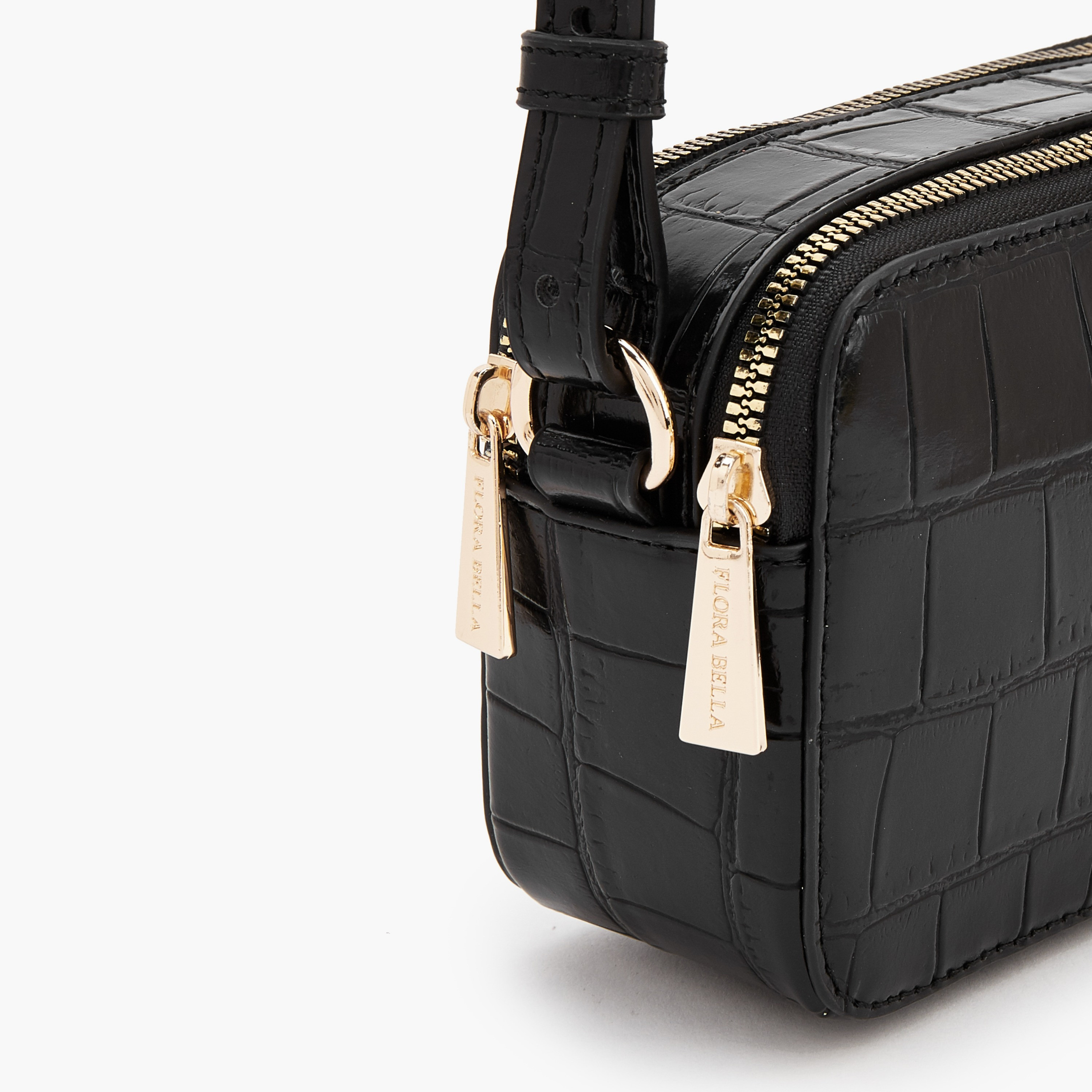 شنطة كروس بودي بارزة الملمس بحزام قابل للتعديل من فلورا بيلا-women-bagsandwallets-handbags-image-5