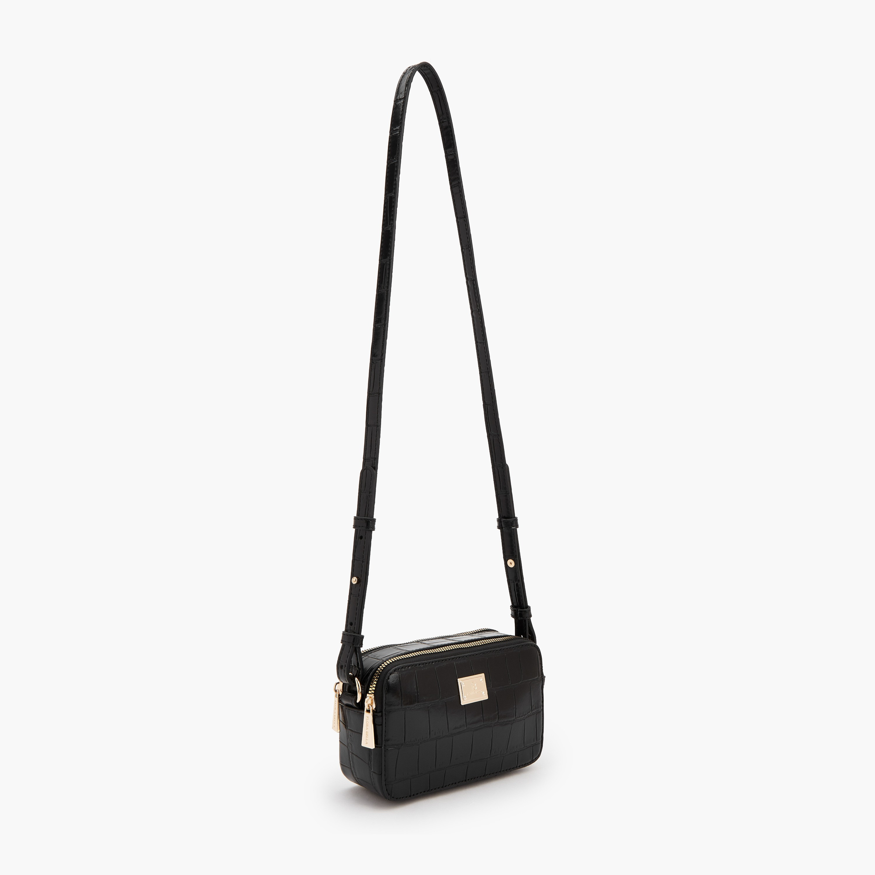 شنطة كروس بودي بارزة الملمس بحزام قابل للتعديل من فلورا بيلا-women-bagsandwallets-handbags-image-2