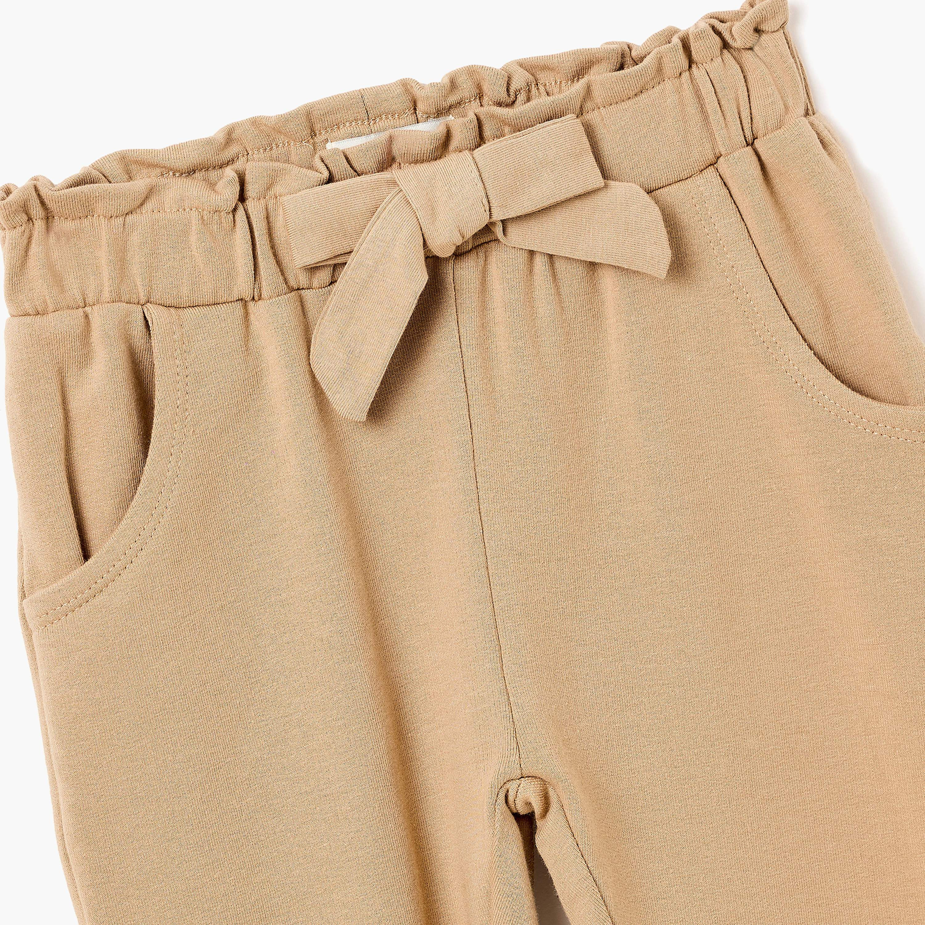 Dirkje Little Leopard Ruffle Top & Soft Twill Joggers Set-girls-clothing-setsandcoords-image-9