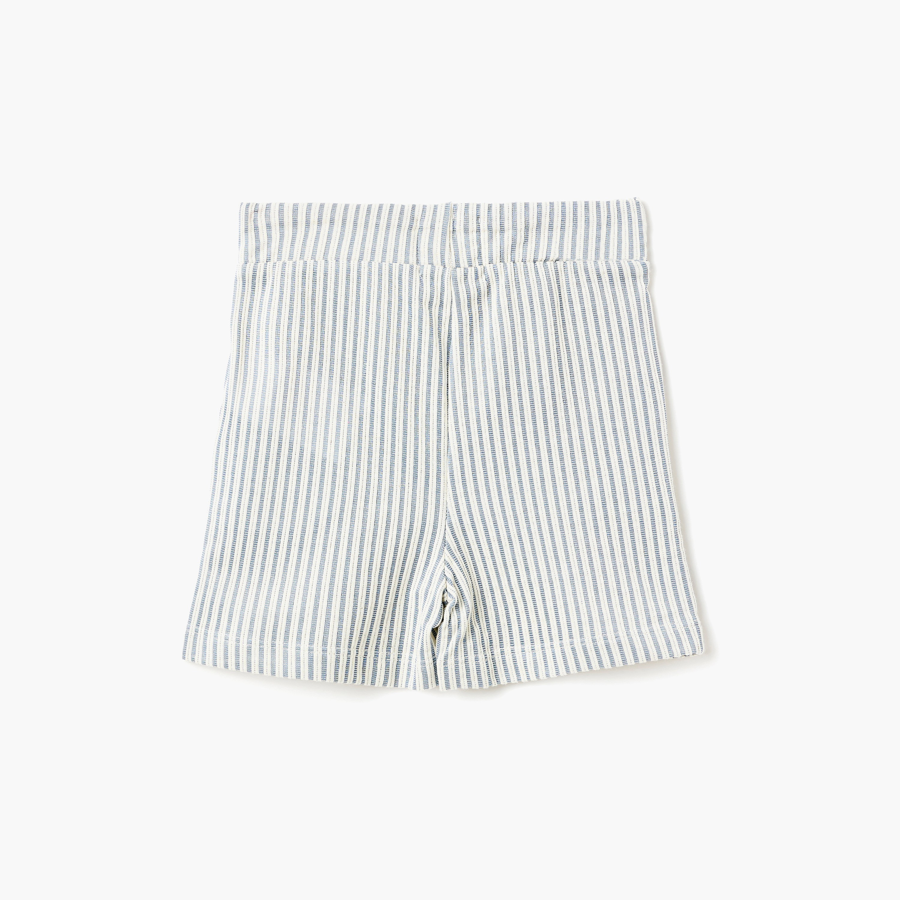 Dirkje Blue-Stripe Seersucker Shirt & Shorts Set-boys-clothing-setsandcoords-image-5