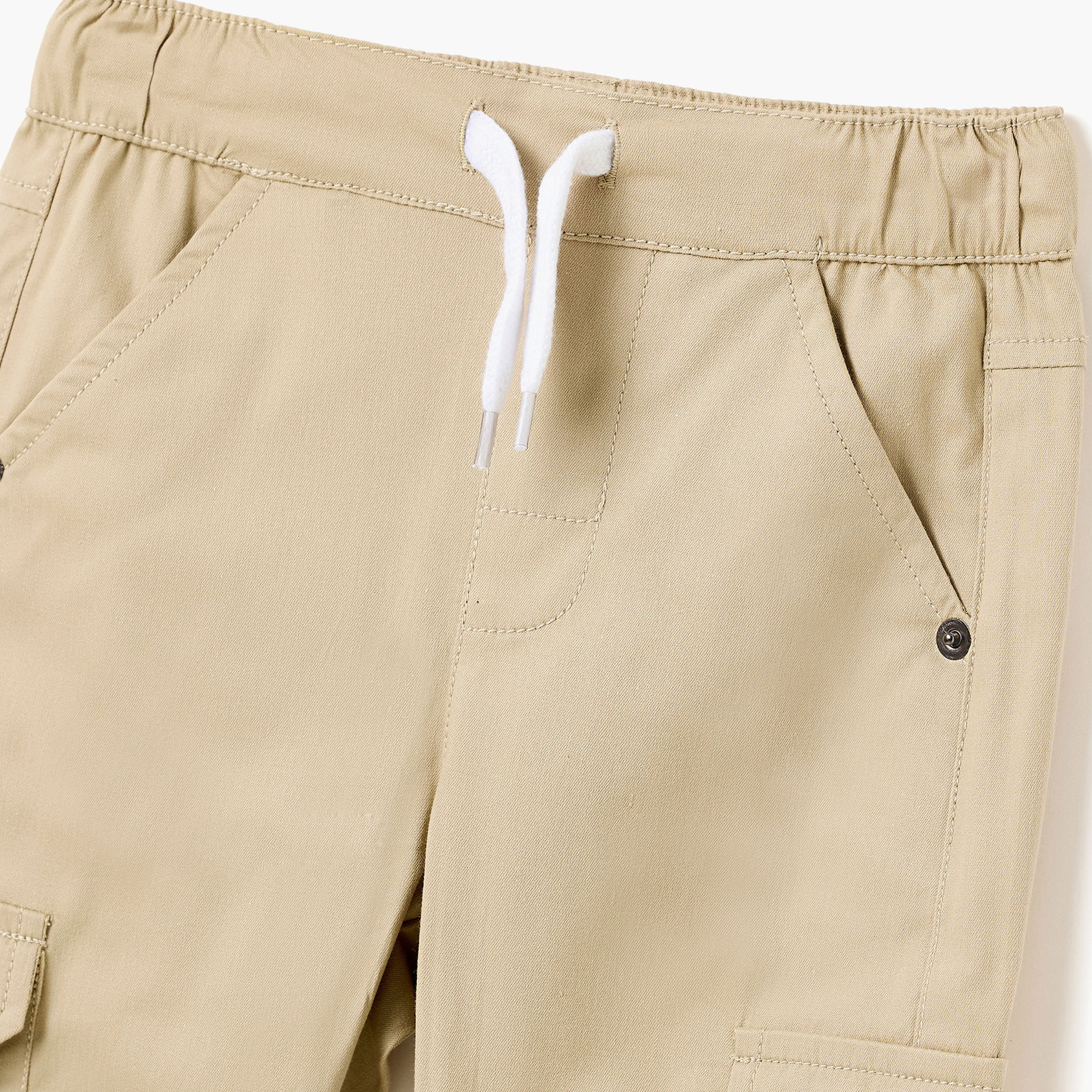 طقم تي شيرت بلون "تيراكوتا" وبنطلون رياضي رملي من ديركجي-boys-clothing-setsandcoords-image-9