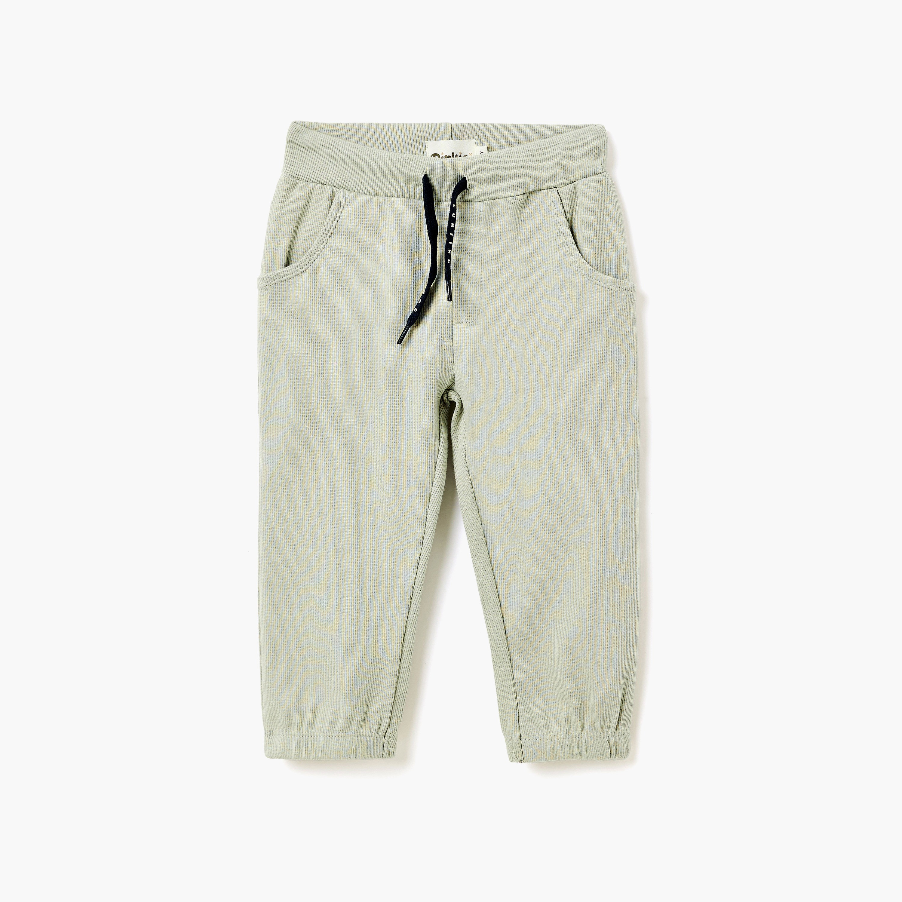 طقم تي شيرت "Surf Club" بطبعة نخل وبنطلون رياضي محبوك مضلع من ديركجي-boys-clothing-setsandcoords-image-4