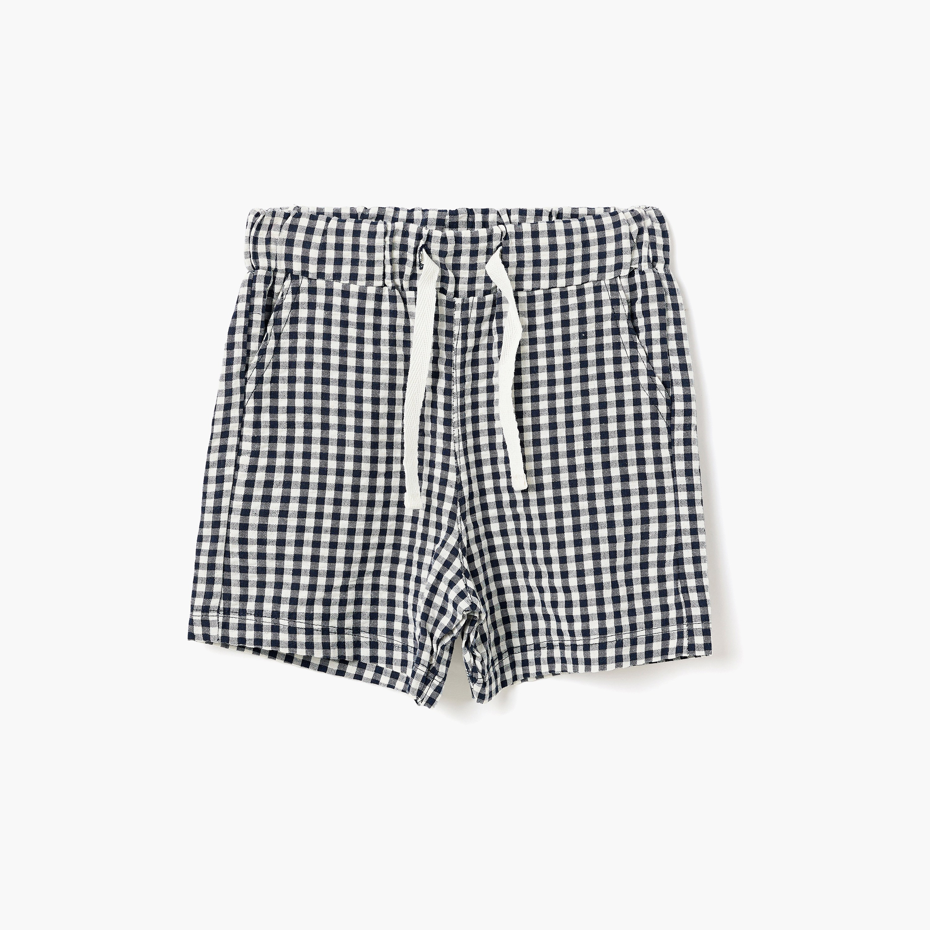 طقم تي شيرت مربعات (جينجهام) وشورت كاروهات من ديركجي-boys-clothing-setsandcoords-image-4