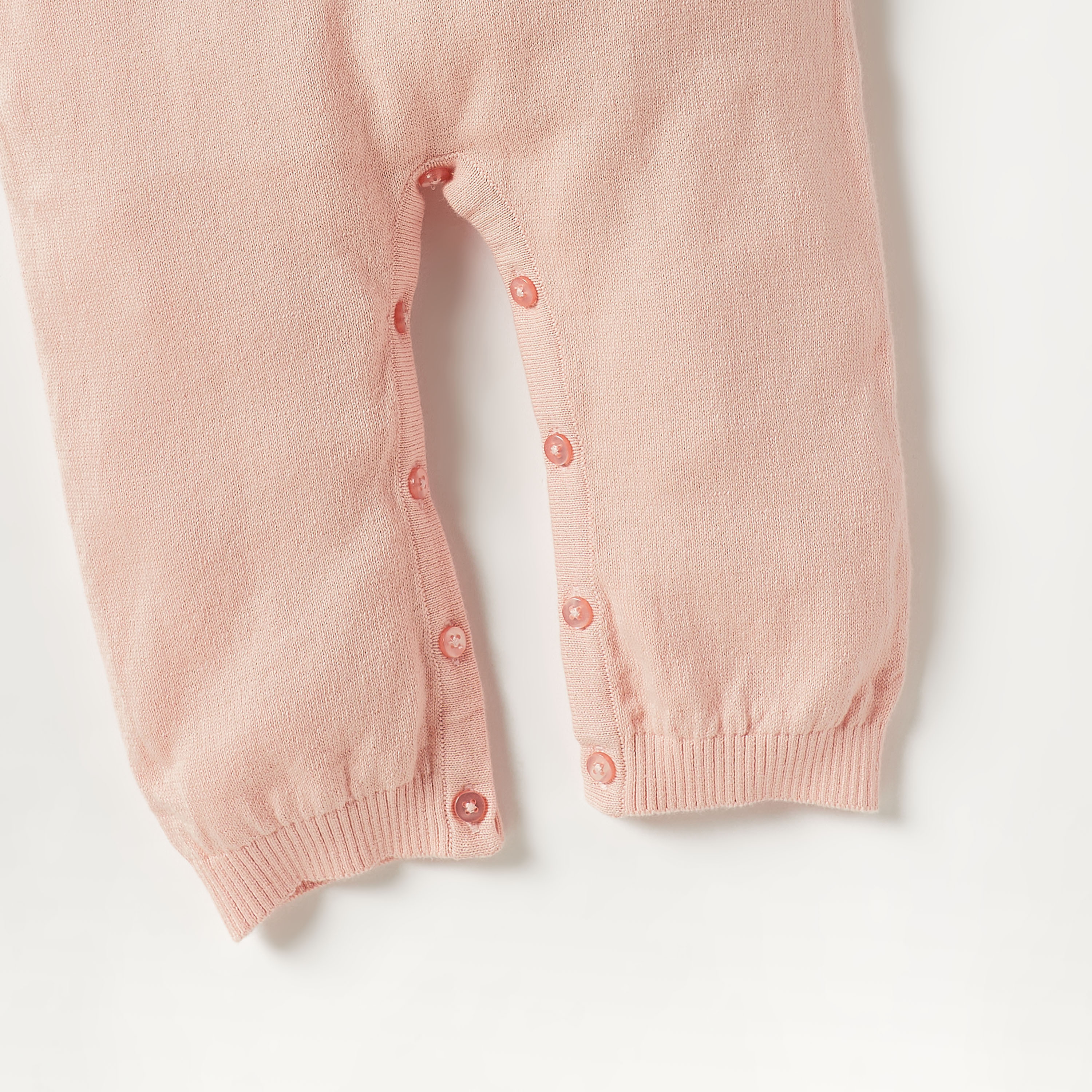 Juniors Bunny Print Sleepsuit with Long Sleeves and Bow Accent-baby-girls-clothing-nightwear-sleepsuits-image-3