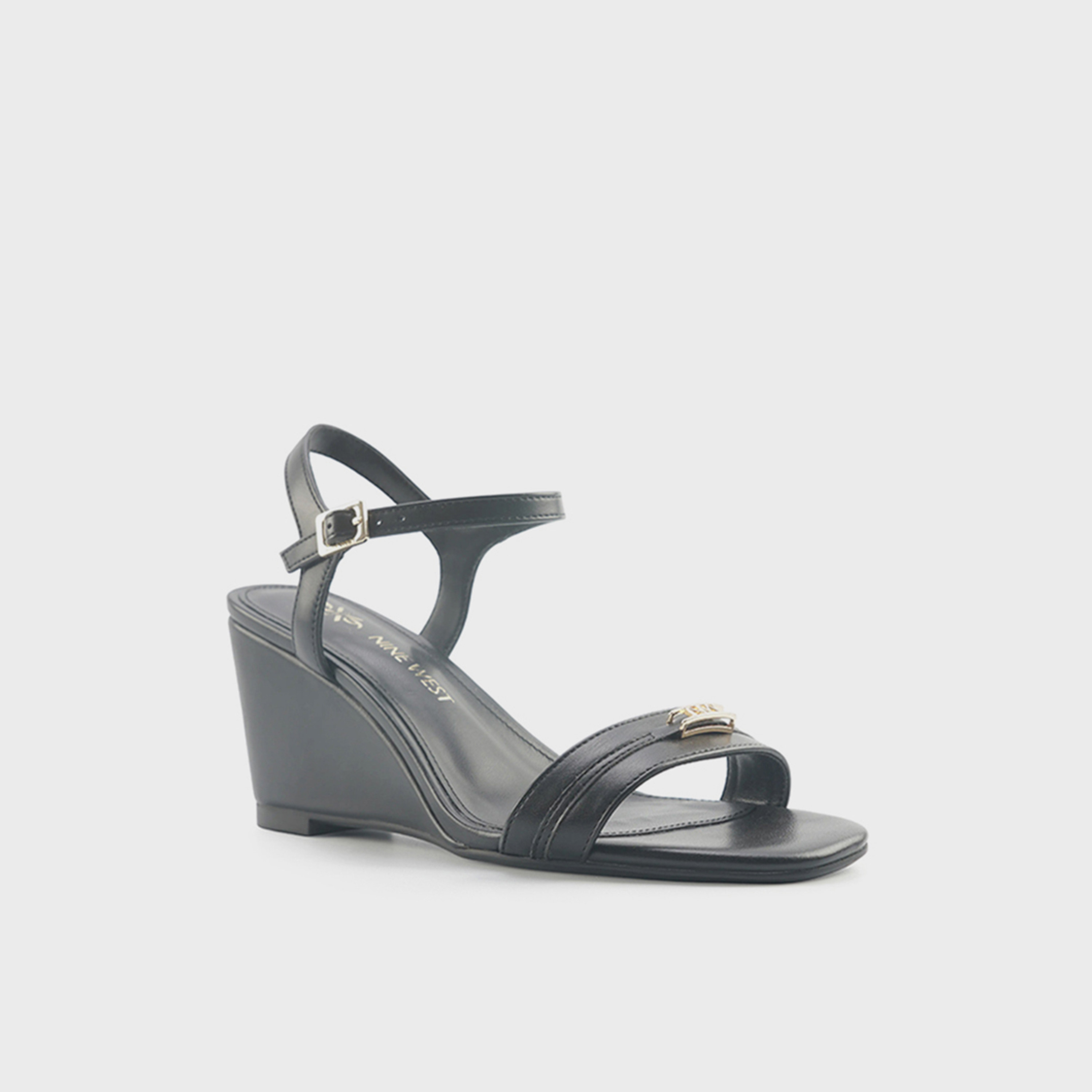Nine West Women's Buckle Wedge Strap Sandals | NAEMA-6FX-women-shoes-sandals-heeled-image-1