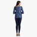 House of Napius Maternity Denim Tunic with Bell Sleeves-Tops-thumbnail-1
