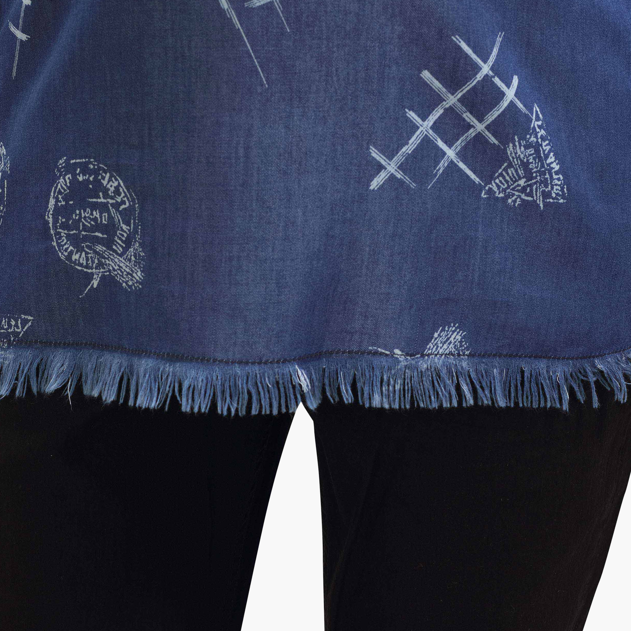 House of Napius Maternity Denim Tunic with Bell Sleeves-baby-maternalcare-maternitywear-image-4