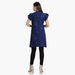 House of Napius Maternity Printed Denim Tunic with Butterfly Sleeves-Dresses-thumbnail-1