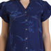 House of Napius Maternity Printed Denim Tunic with Butterfly Sleeves-Dresses-thumbnail-4