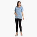 House of Napius Maternity Denim Tunic with Fringes-Tops-thumbnail-0