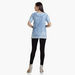 House of Napius Maternity Denim Tunic with Fringes-Tops-thumbnail-1