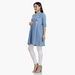 House of Napius Maternity Denim Tunic with Embroidery-Dresses-thumbnail-2