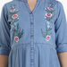 House of Napius Maternity Denim Tunic with Embroidery-Dresses-thumbnail-3