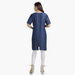 House of Napius Maternity Denim Dress with Embroidered Pockets-Dresses-thumbnail-1